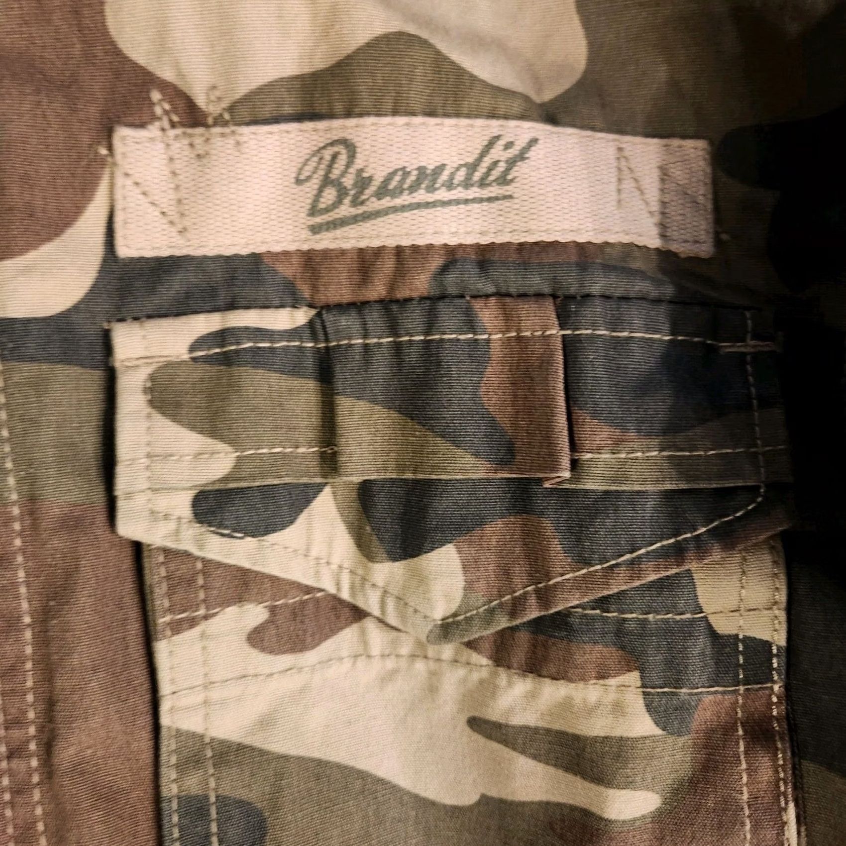 Vintage Brandit Camo Jacket M-65 Giant Mens Medium Field Sherpa Lined Military Utility Shirt Size US M / EU 48-50 / 2 - 6 Thumbnail