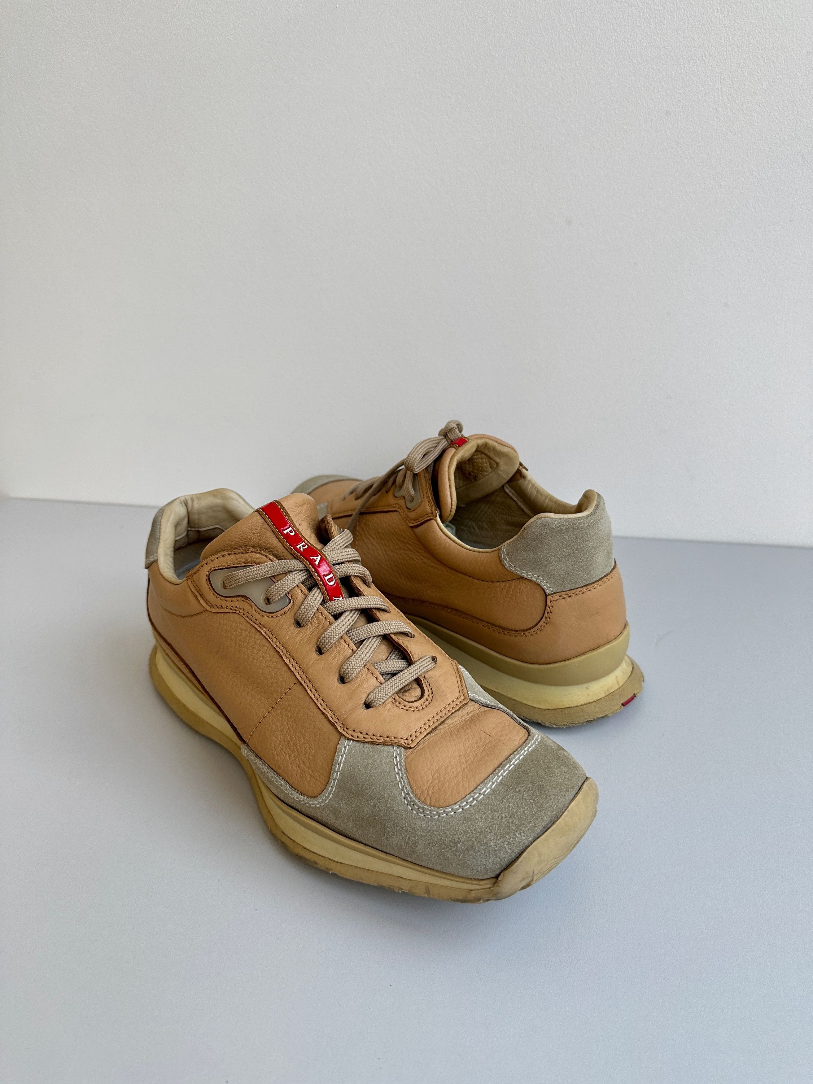 Prada Vintage Prada Low Runner Sneaker 25.5 cm Size US 10 / IT 40 - 4 Thumbnail
