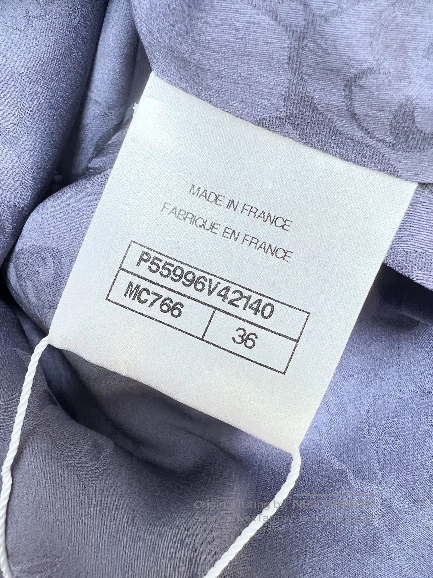 Chanel Chanel Purple Striped Tweed Coat. Size US S / EU 44-46 / 1 - 6 Thumbnail