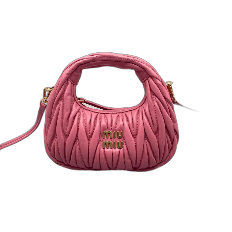 Miu Miu MiuMiu Hobo Mini Pleated Handbag-yf Size ONE SIZE - 1 Thumbnail