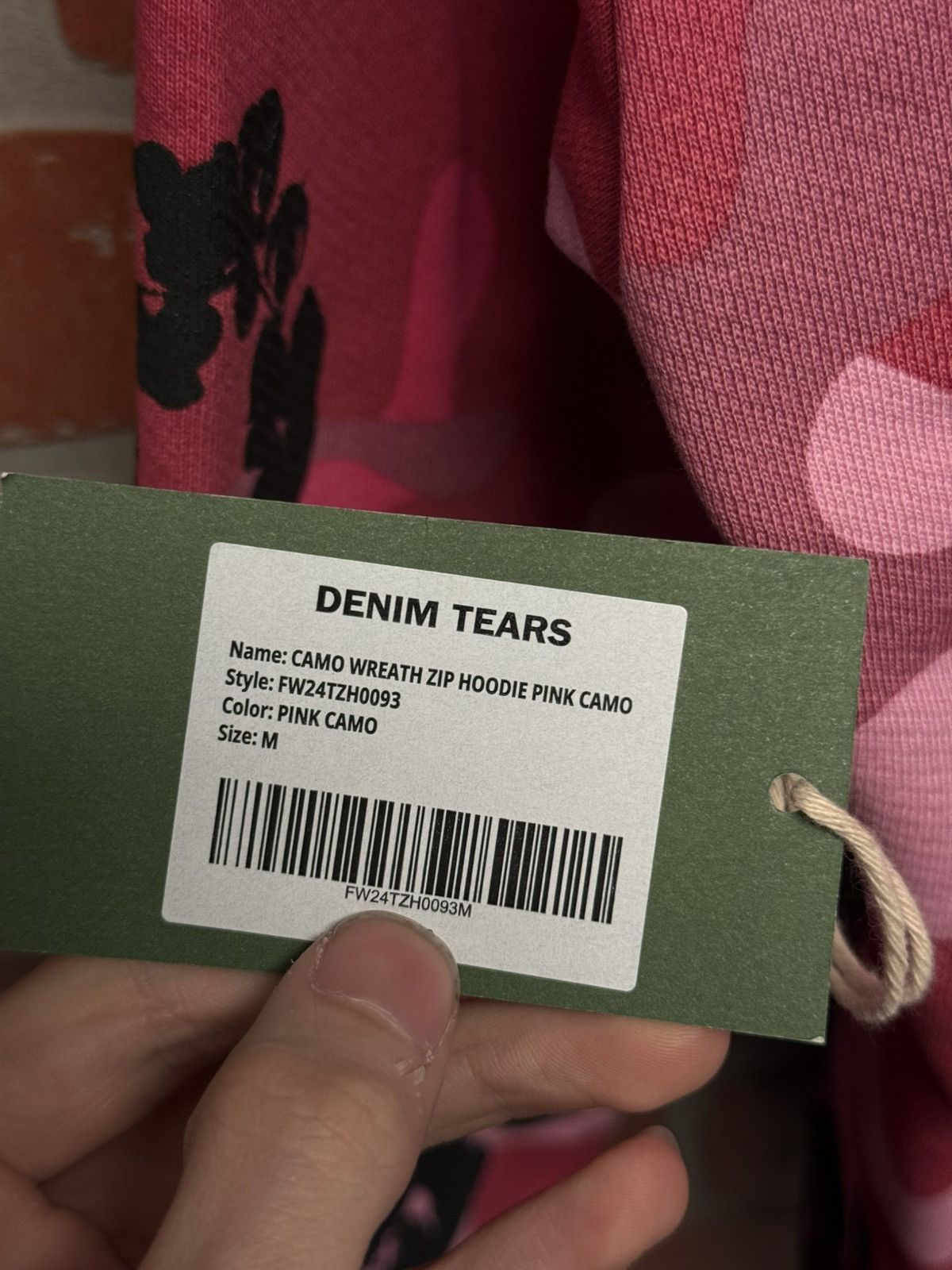 DENIM TEARS Denim Tears Camo Hoodie Size Medium (NEW) Size US M / EU 48-50 / 2 - 13 Thumbnail