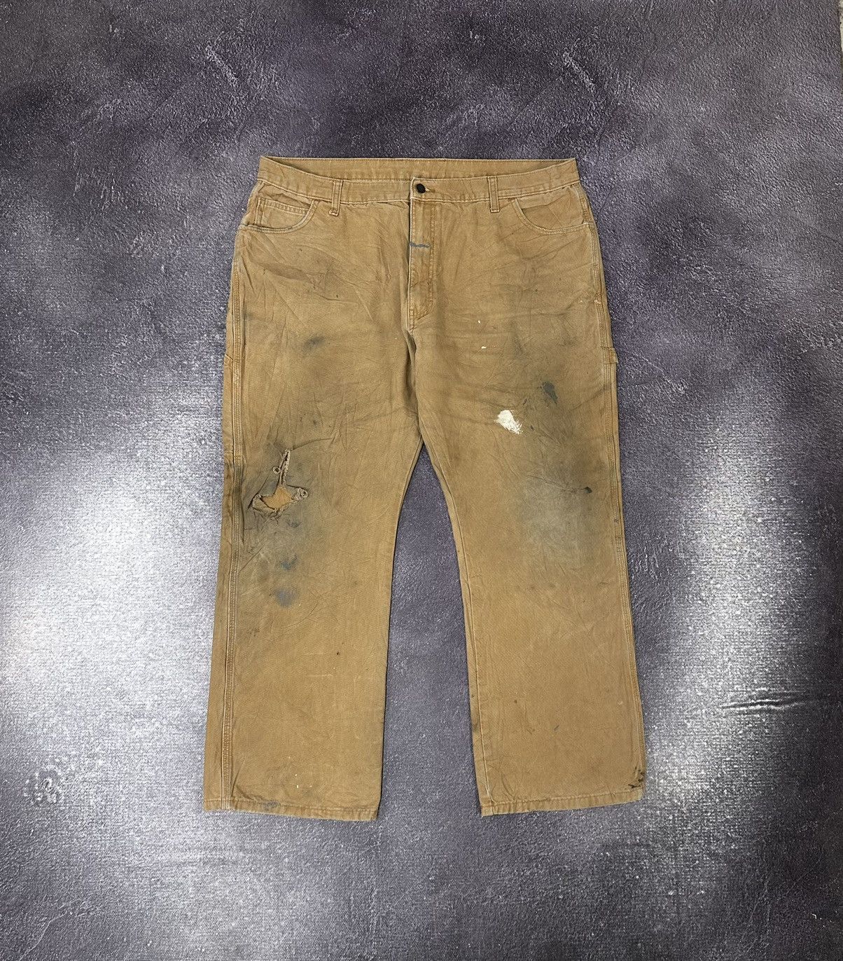 Dickies Vintage Dickies Distressed Carpenter Baggy Cargo Work Pants Size US 40 / EU 56 - 2 Thumbnail