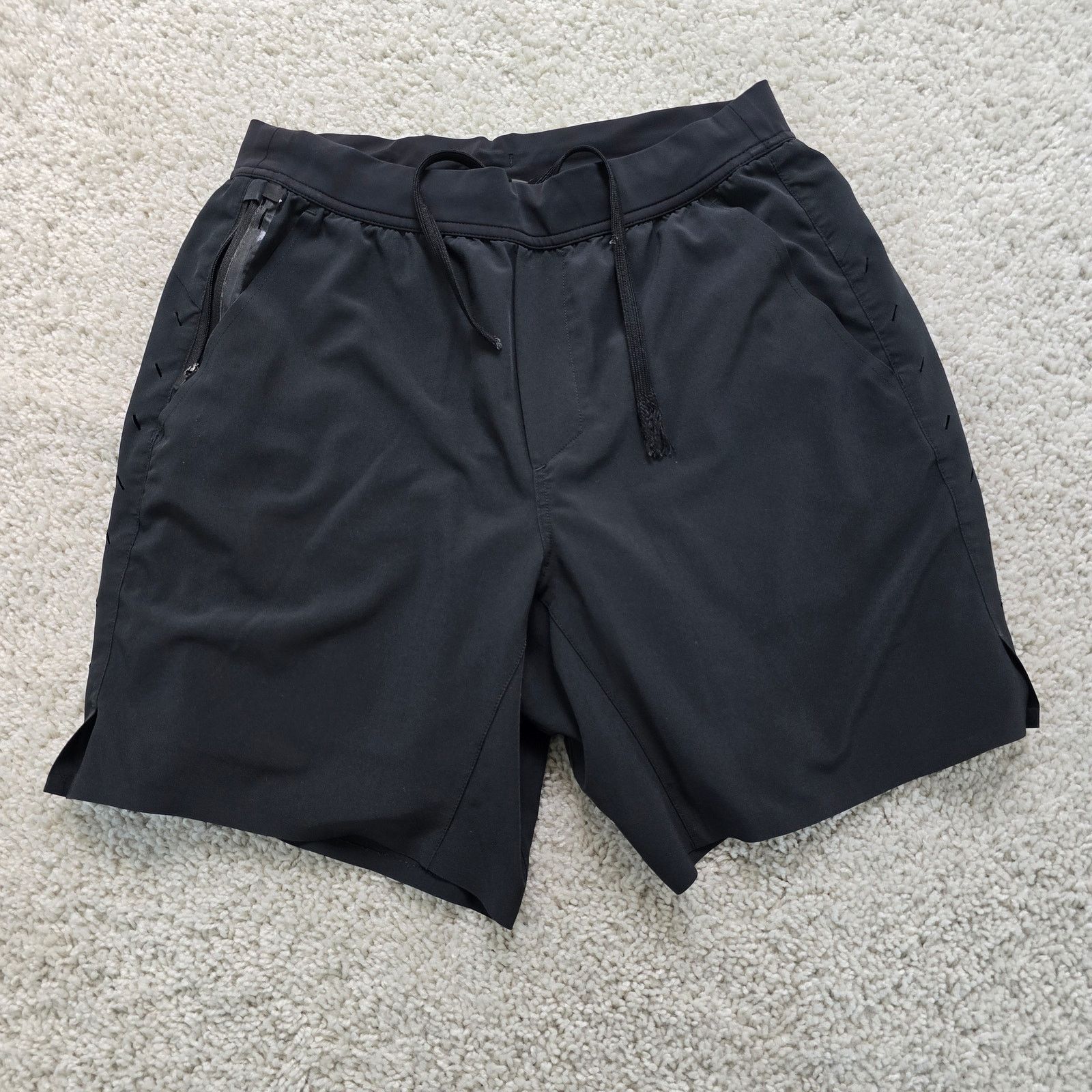 Ten Thousand Ten Thousand Men Workout Gym Shorts Small S Black With Liner Size US 32 / EU 48 - 2 Thumbnail