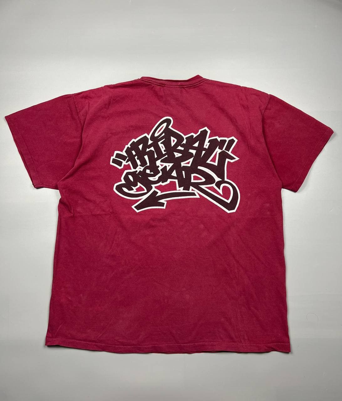 Vintage Vintage END RACISM Graphic T-Shirt Graffiti Artwork 90S Size US XL / EU 56 / 4 - 6 Thumbnail