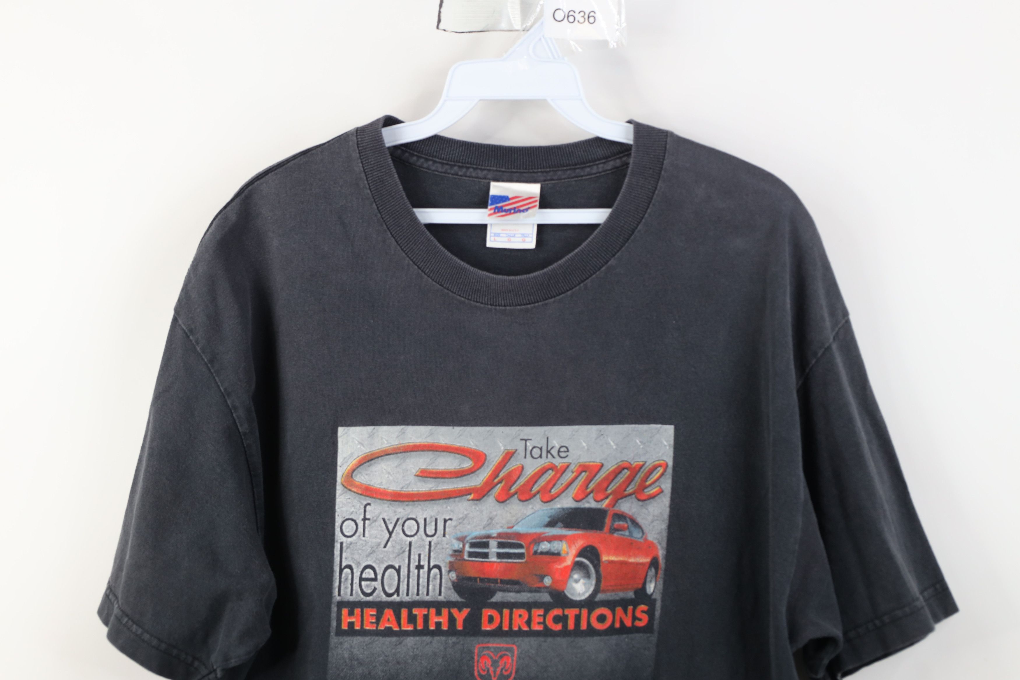 Vintage Vintage 90s Y2K Chevy Dodge Car Racing T-Shirt Black USA Size US L / EU 52-54 / 3 - 2 Thumbnail
