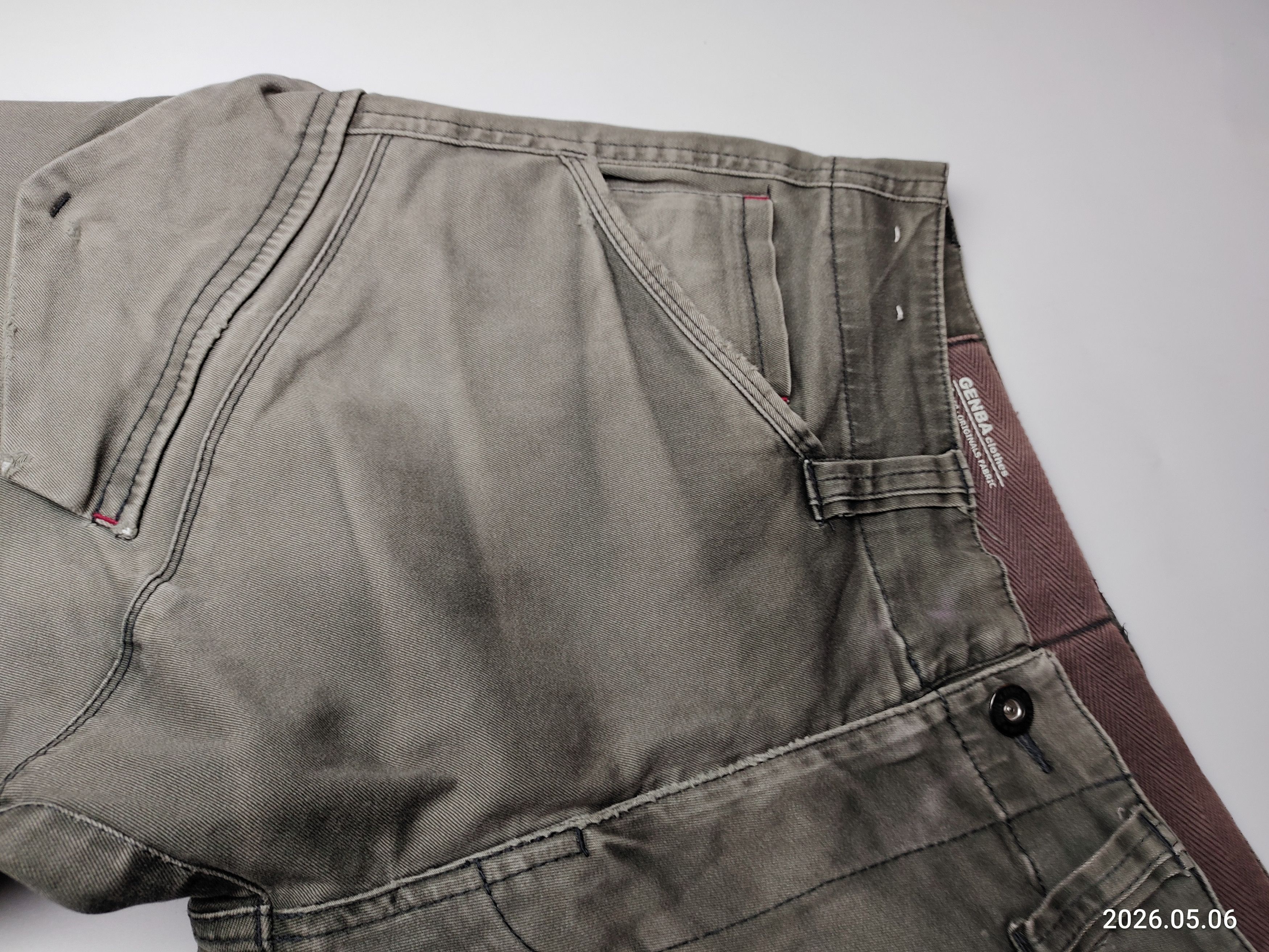Japanese Brand GENBA XEBEC Faded Vintage Work Wear Pants Size US 30 / EU 46 - 5 Thumbnail