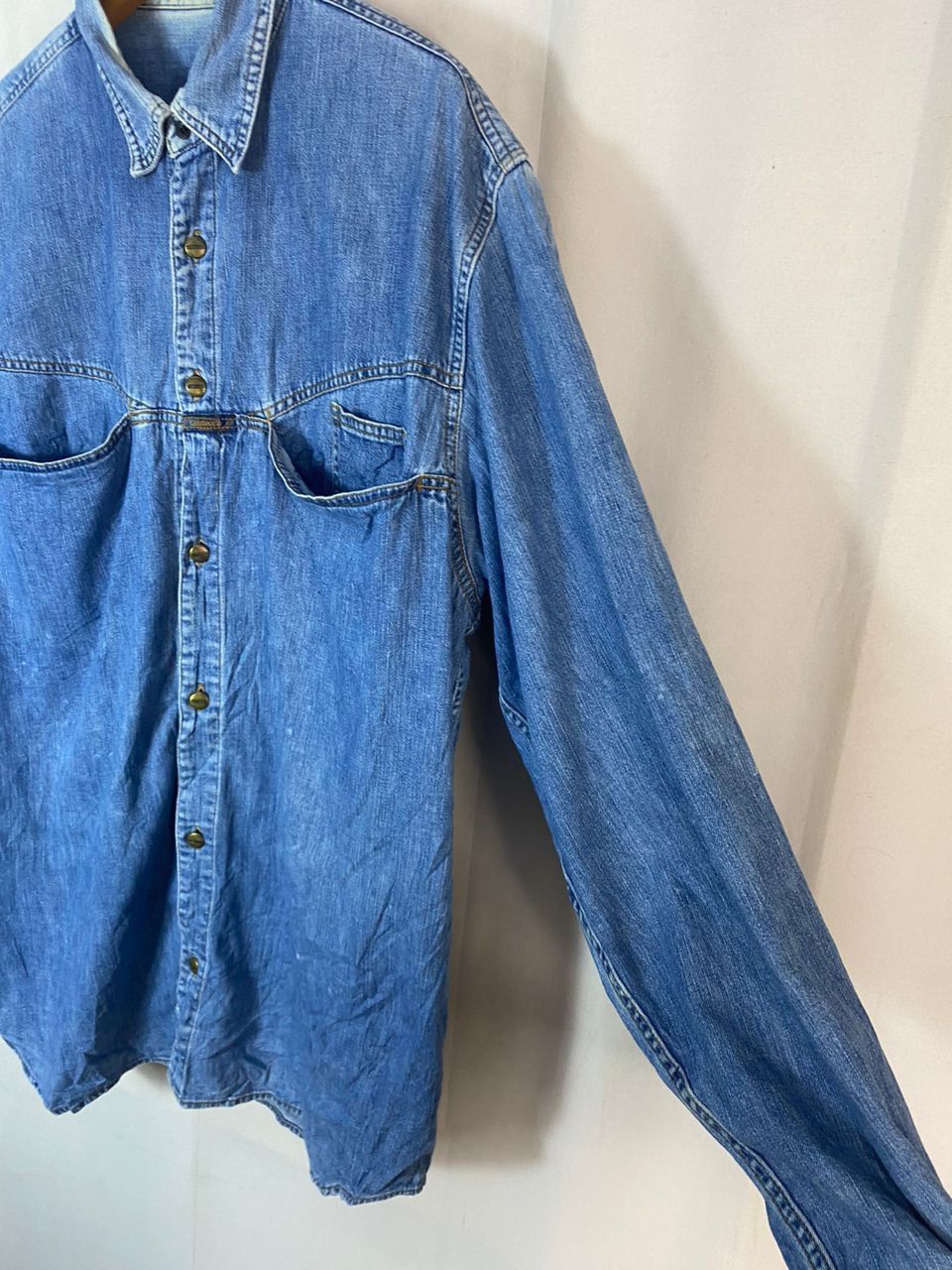 Marithe + Francois Girbaud Marithe girbaud francois button up denim jacket Size US L / EU 52-54 / 3 - 4 Thumbnail