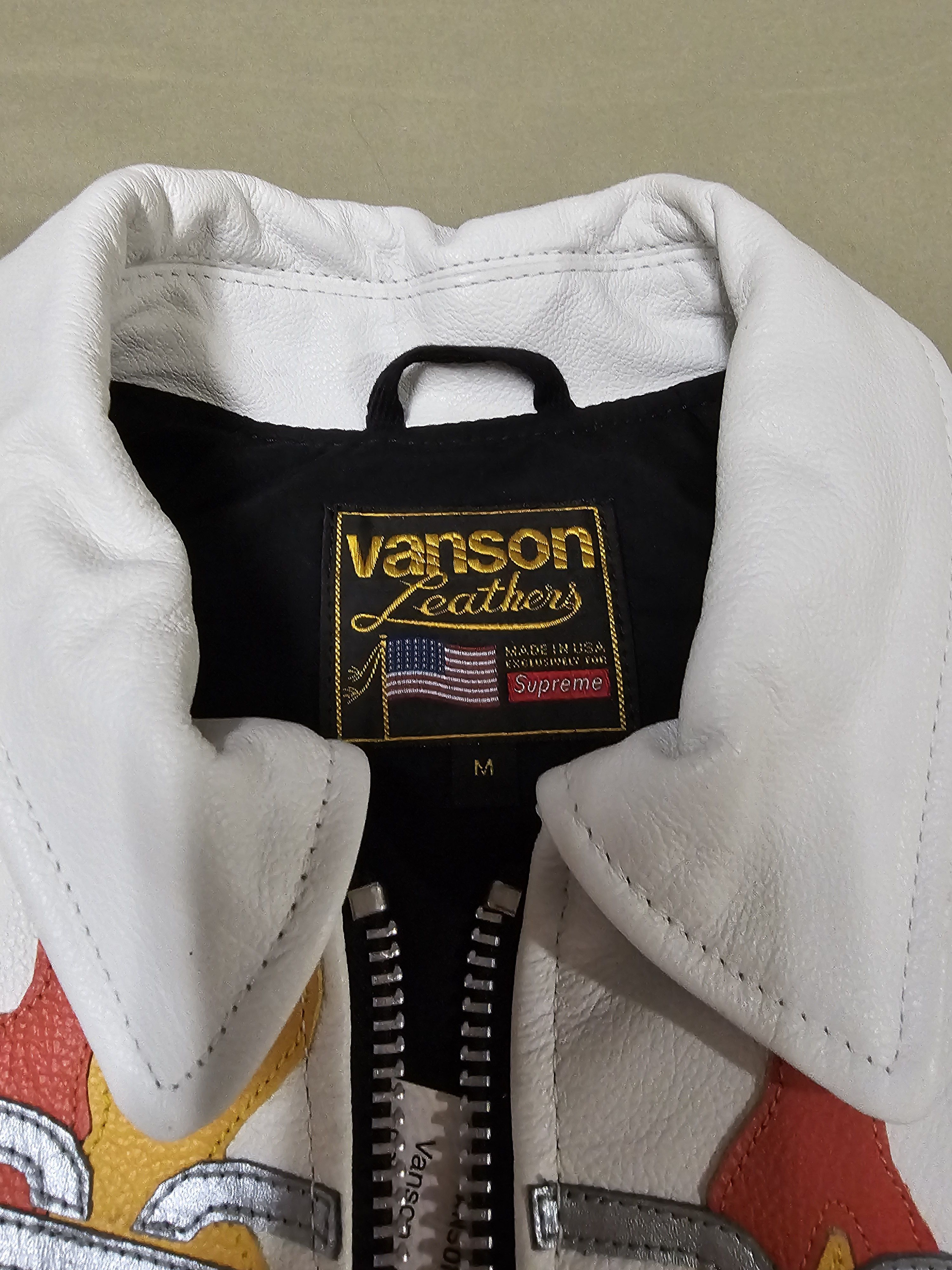 Supreme × Vanson Leathers SUPREME VANSON LEATHERS GHOST RIDER JACKET Size US M / EU 48-50 / 2 - 5 Thumbnail