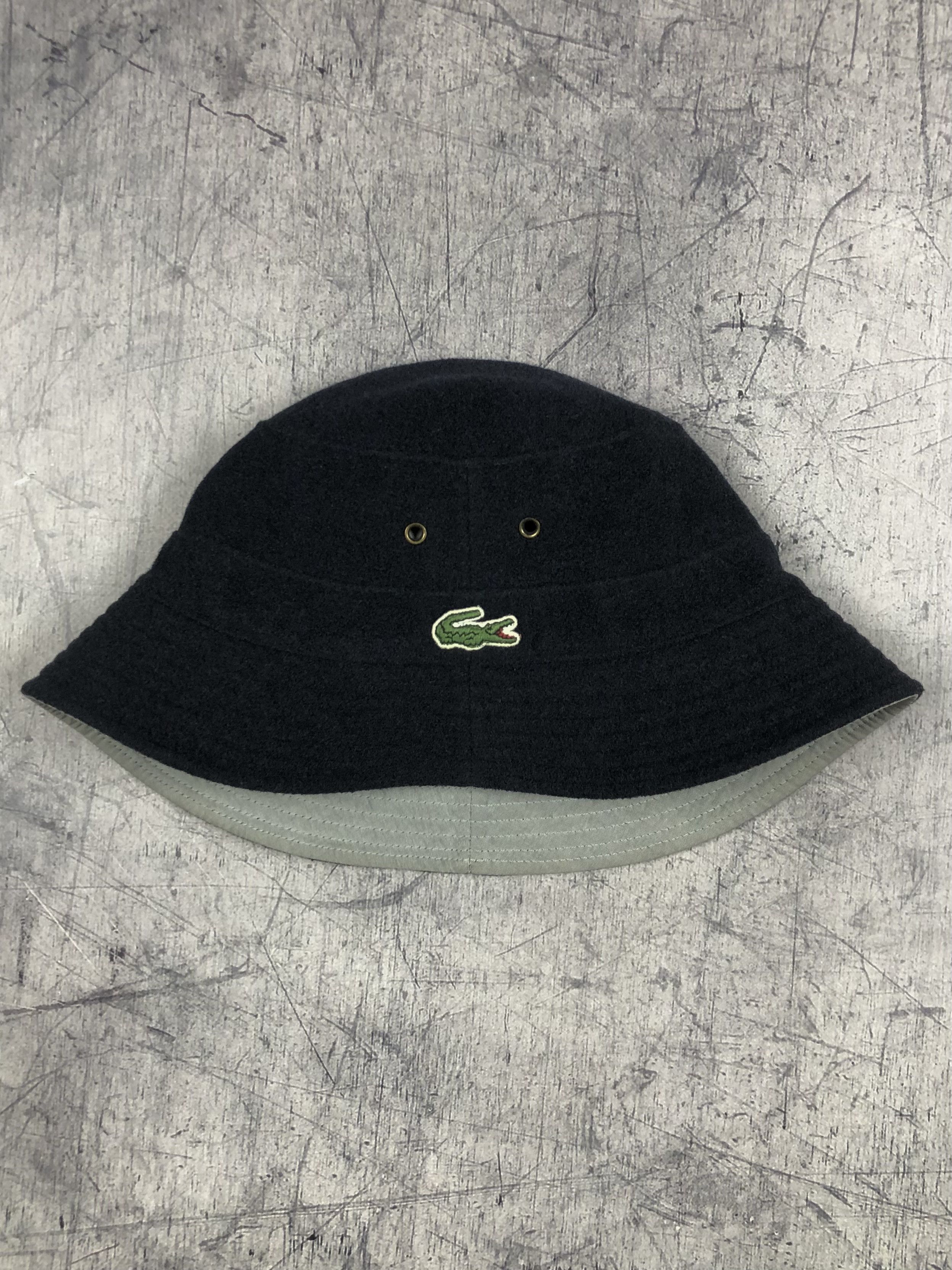Lacoste Vintage Lacoste Bucket Hat Double-sided Size ONE SIZE - 1 Thumbnail