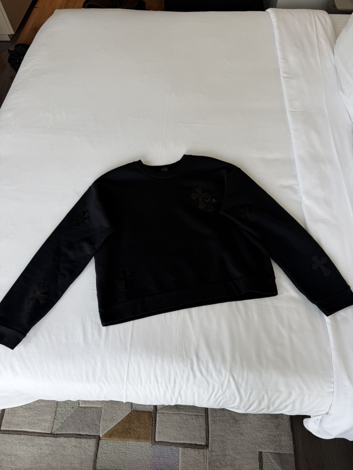 Chrome Hearts Chrome Hearts Patch Crewneck Size US L / EU 52-54 / 3 - 3 Thumbnail