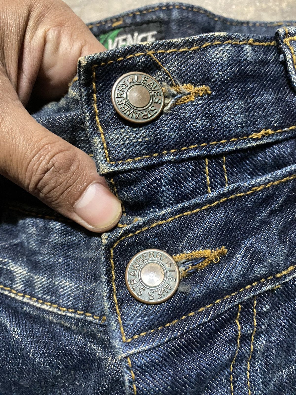 Beauty Beast × Hysteric Glamour × Japanese Brand Flare Jeans Vence Double Waist Ripped Distressed Size US 28 / EU 44 - 6 Thumbnail