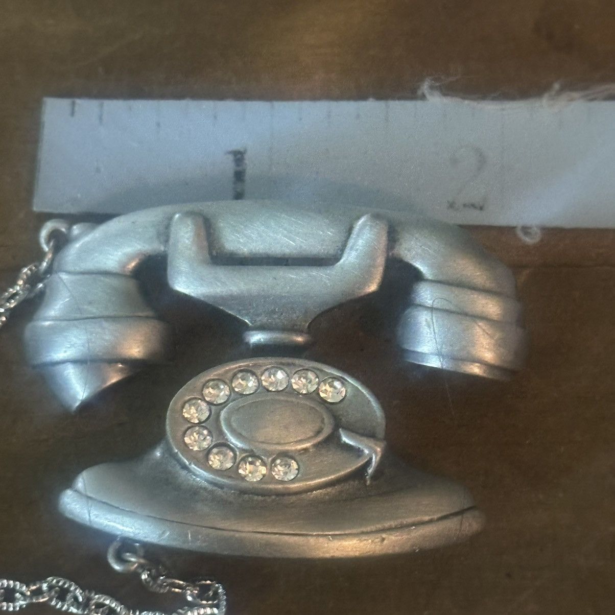 Other × Vintage Vintage Jonette Jewelry rotary phone brooch Size ONE SIZE - 2 Thumbnail