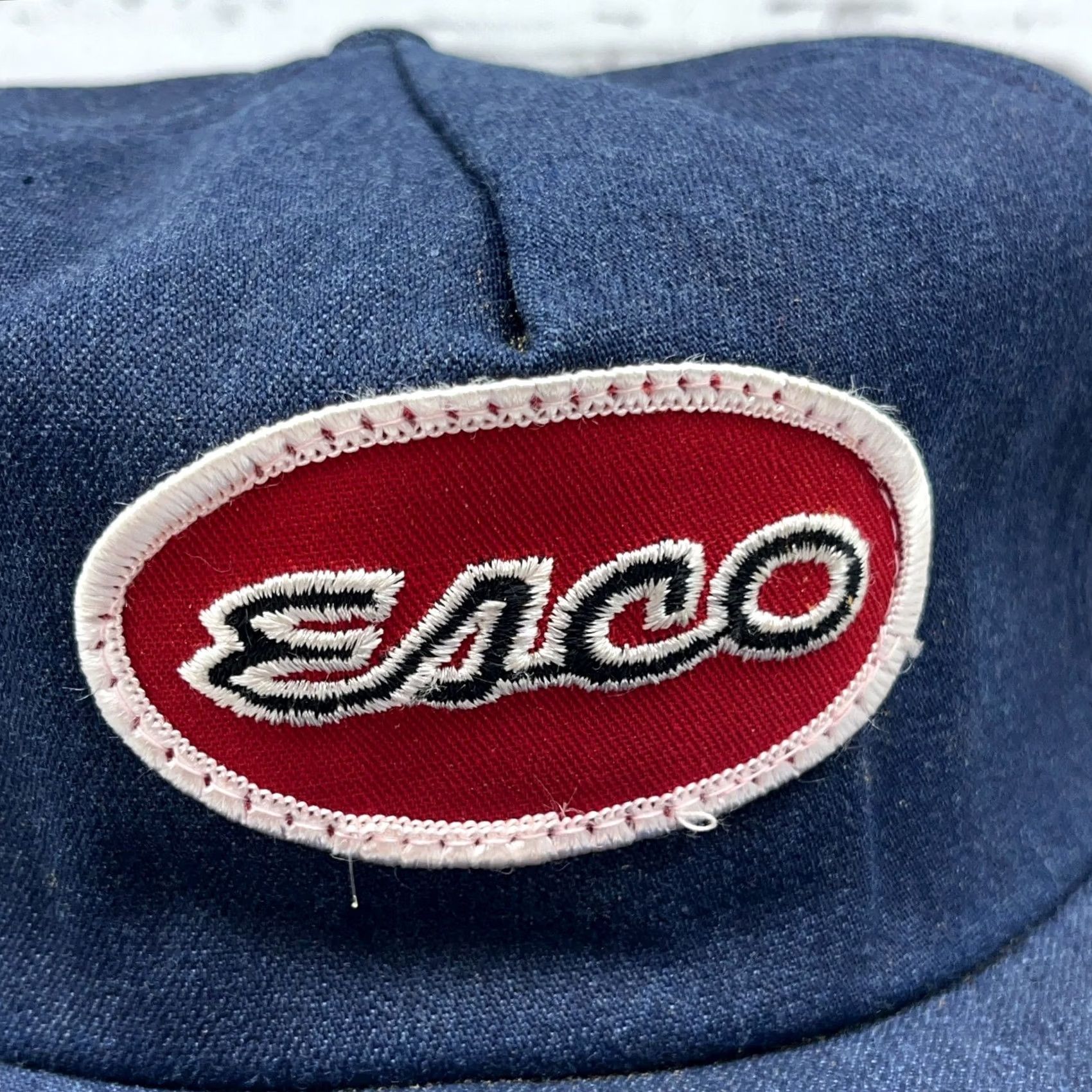 Vintage VINTAGE Ownco Trucker Hat Cap One Size Blue Denim 80s 90s USA USA Made Adjusta ble Snapback Men Size US 35 - 2 Thumbnail