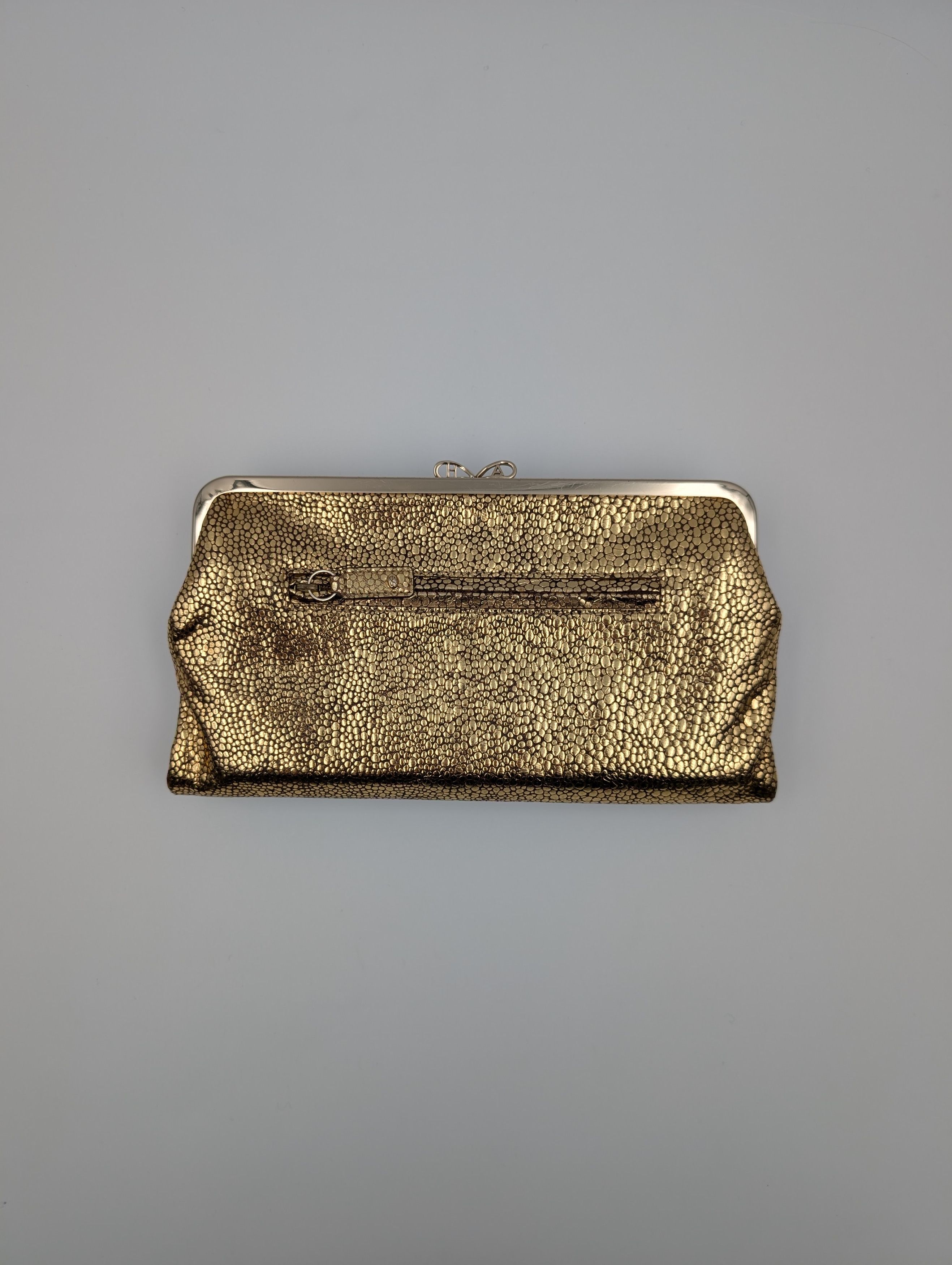 Anya Hindmarch Anya Hindmarch Gold Shiny Clutch Size ONE SIZE - 2 Thumbnail