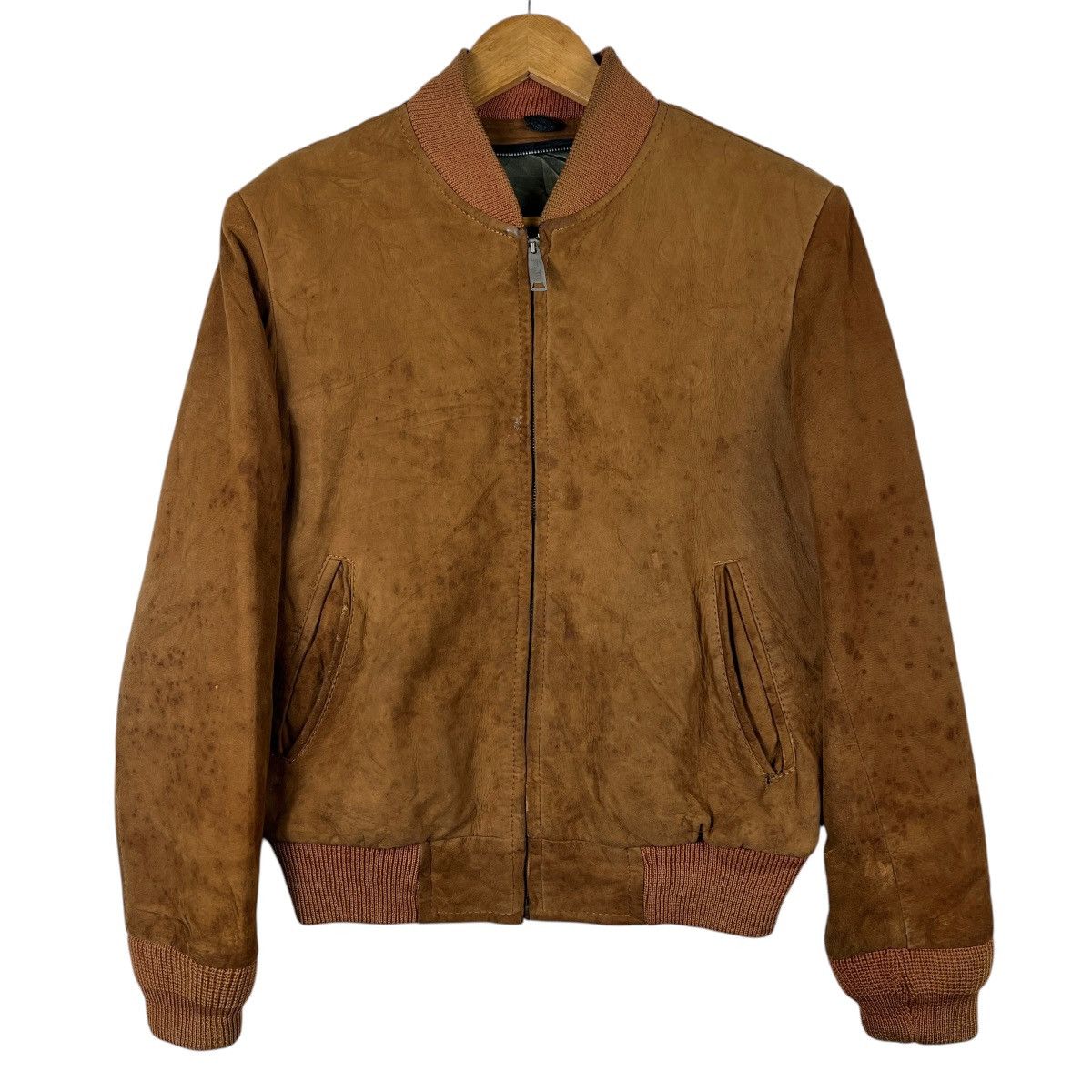 Vintage 🔥 TRUE VINTAGE 50s 60s SUEDE LEATHER JACKET MADE IN USA Size US M / EU 48-50 / 2 - 1 Thumbnail