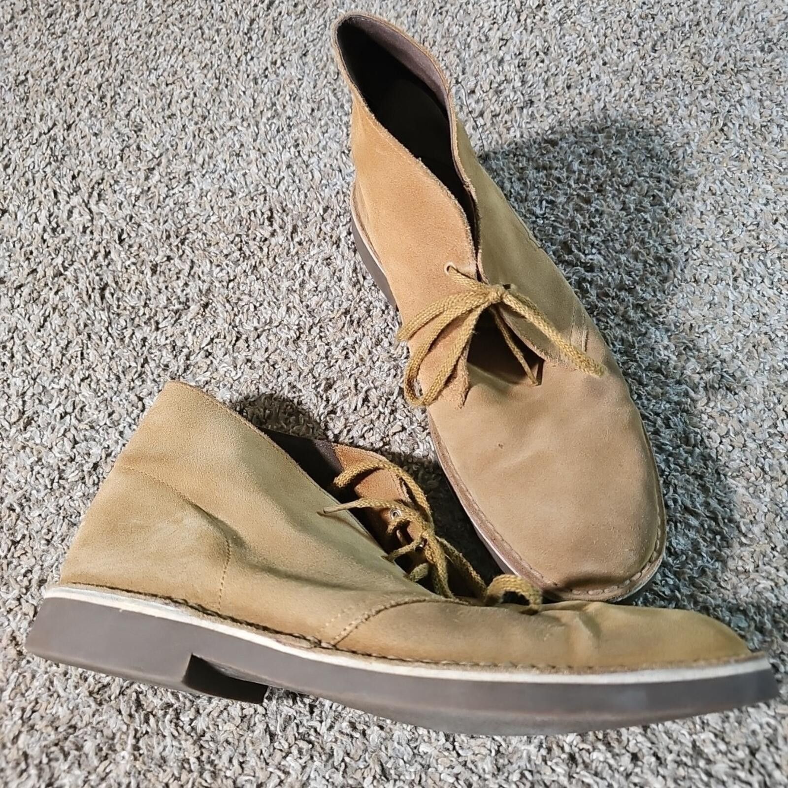 Clarks Clark's Mens 11.5 UK10.5 Suede Chukka Boots Size US 11.5 / EU 44-45 - 1 Thumbnail
