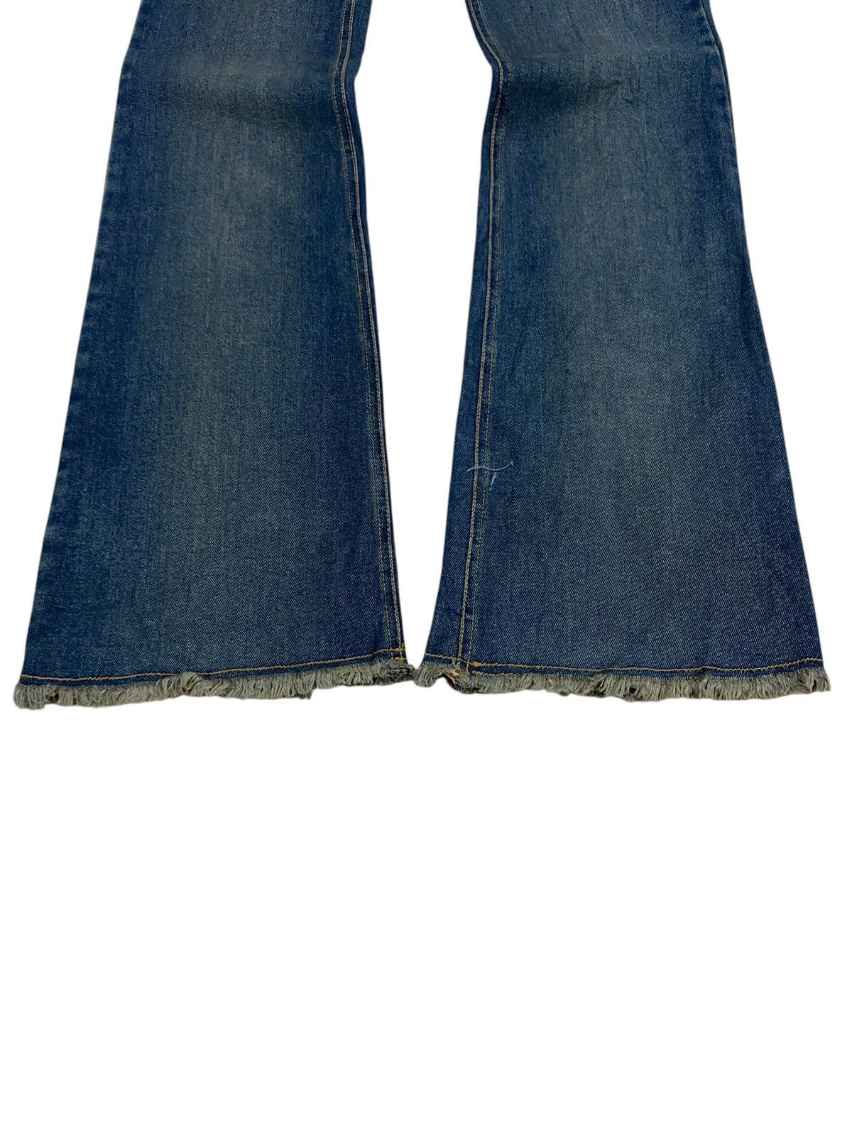 Tornado Mart Vintage Flare Billy Blues Lace Up Denim with Frayed Hem Size US 31 - 4 Thumbnail