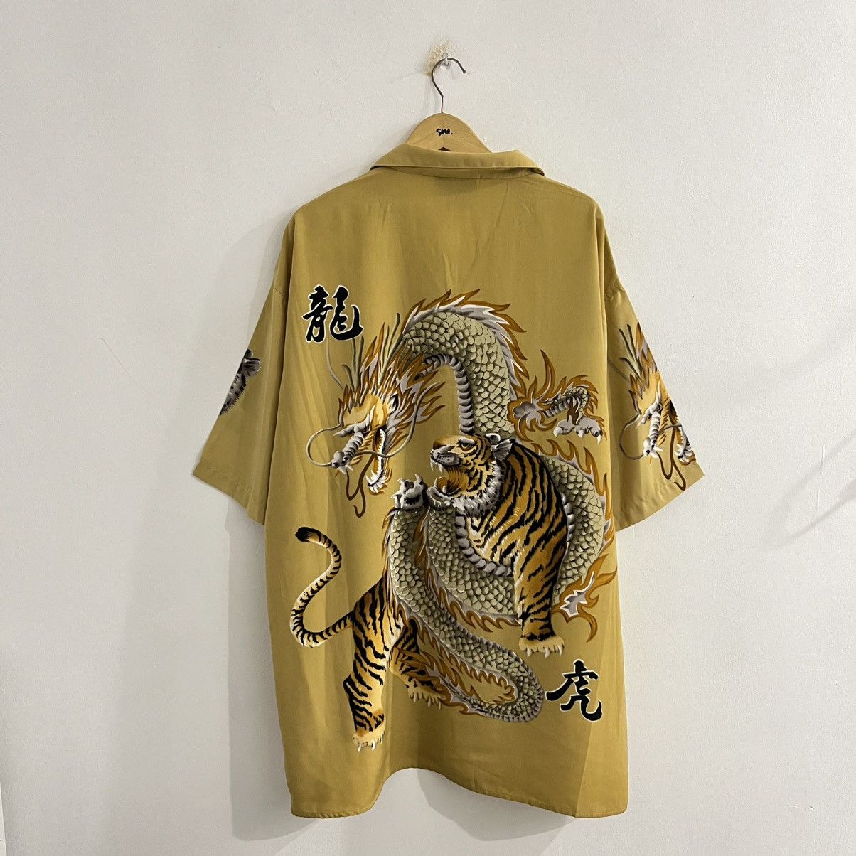Japanese Brand Hex Dragon Y2K Style Button Up Shirt - JUN25 Size US XXL / EU 58 / 5 - 8 Thumbnail