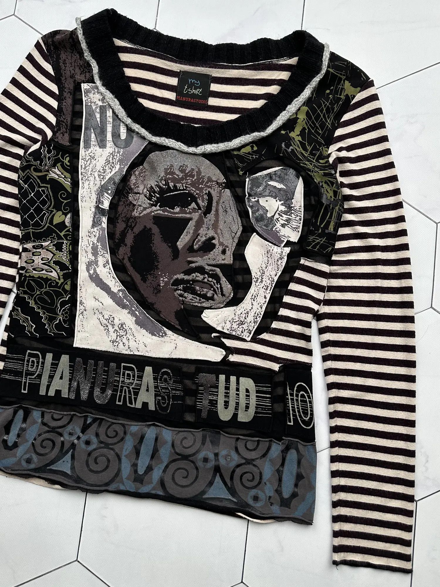 Japanese Brand Pianura Studio Vintage Amazing Sweater (B370)D15 Size M / US 6-8 / IT 42-44 - 3 Thumbnail