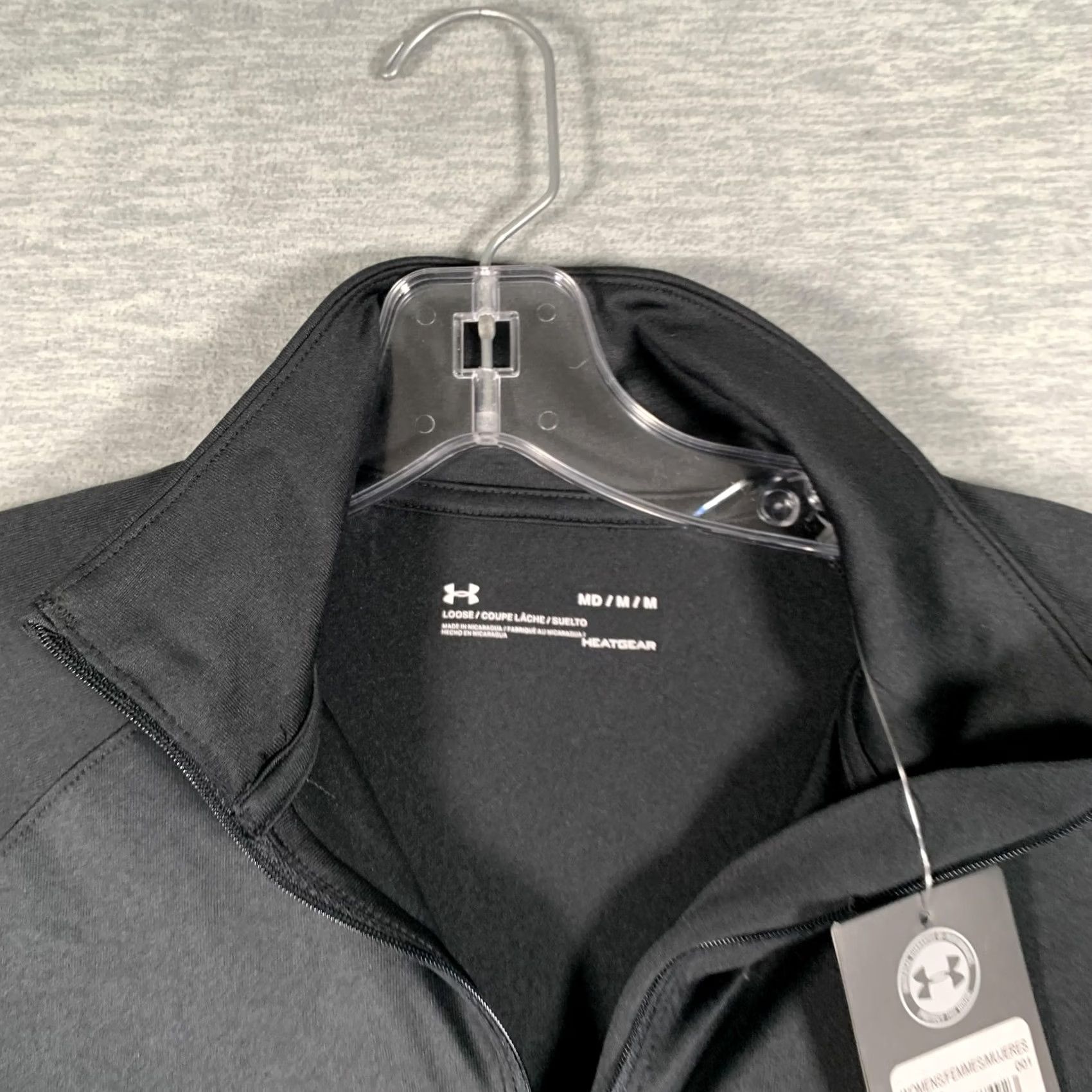 Under Armour Under Armour Pullover Shirt Womens M Black 1/4 Zip HeatGear Yokohama Logo Gyms & Training Size M / US 6-8 / IT 42-44 - 6 Thumbnail