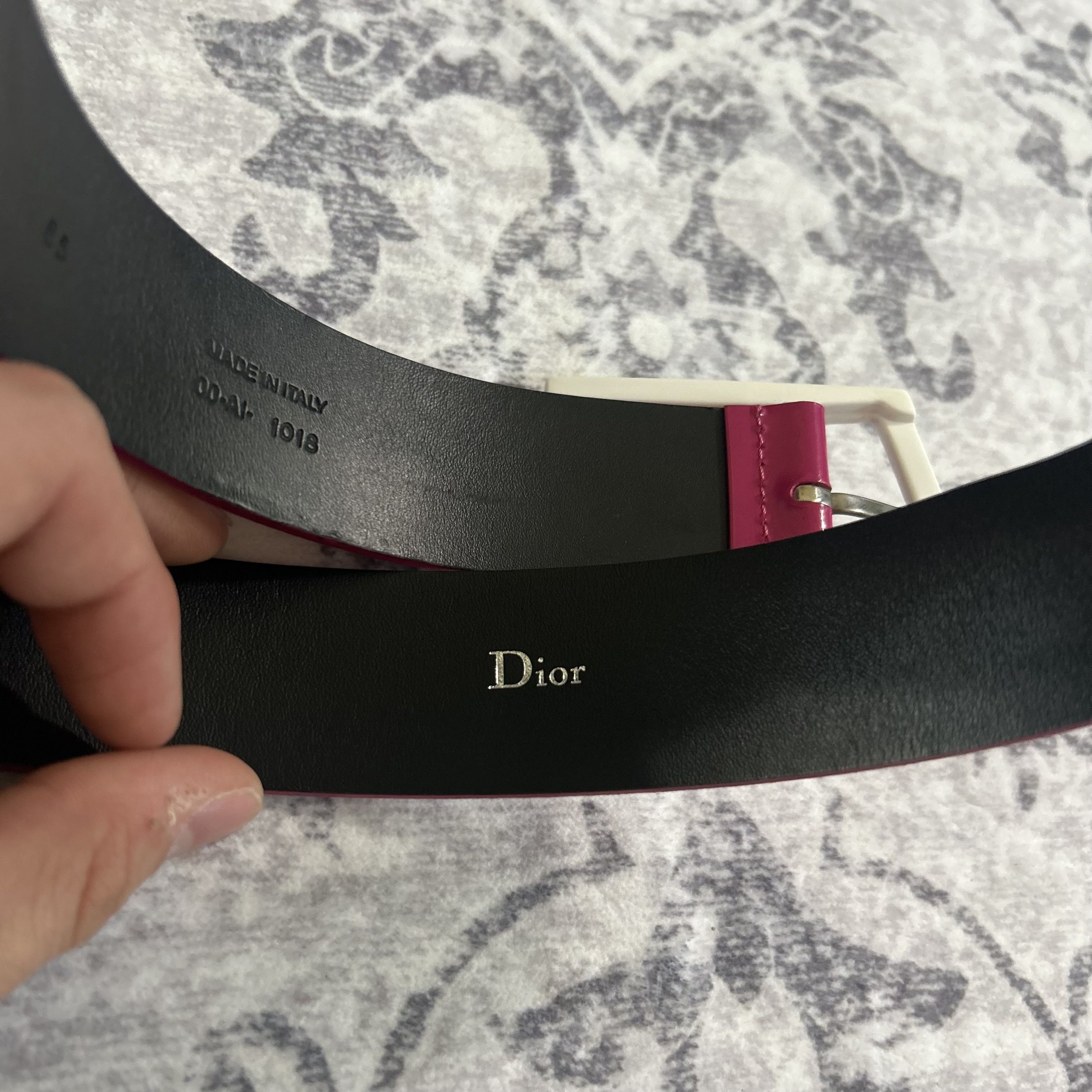 Dior Dior Homme SS09 Pink Belt Size ONE SIZE - 4 Thumbnail