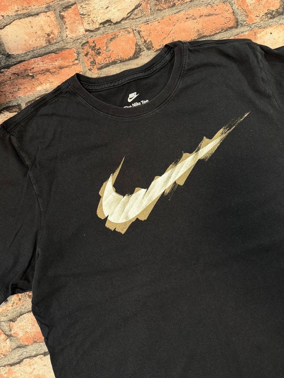 Nike × Vintage 90’s NIKE RARE BIG SWOOSH Y2K LOGO RETRO TEE TSHIRT Size US L / EU 52-54 / 3 - 2 Thumbnail