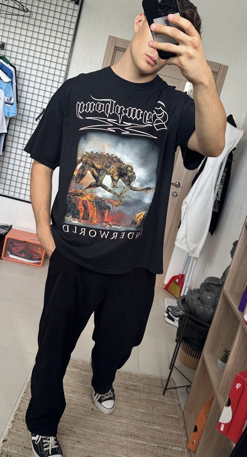 Band Tees Symphony X Underworld Album Promo Tour T-Shirt Men XXL Black Size US XXL / EU 58 / 5 - 13 Thumbnail