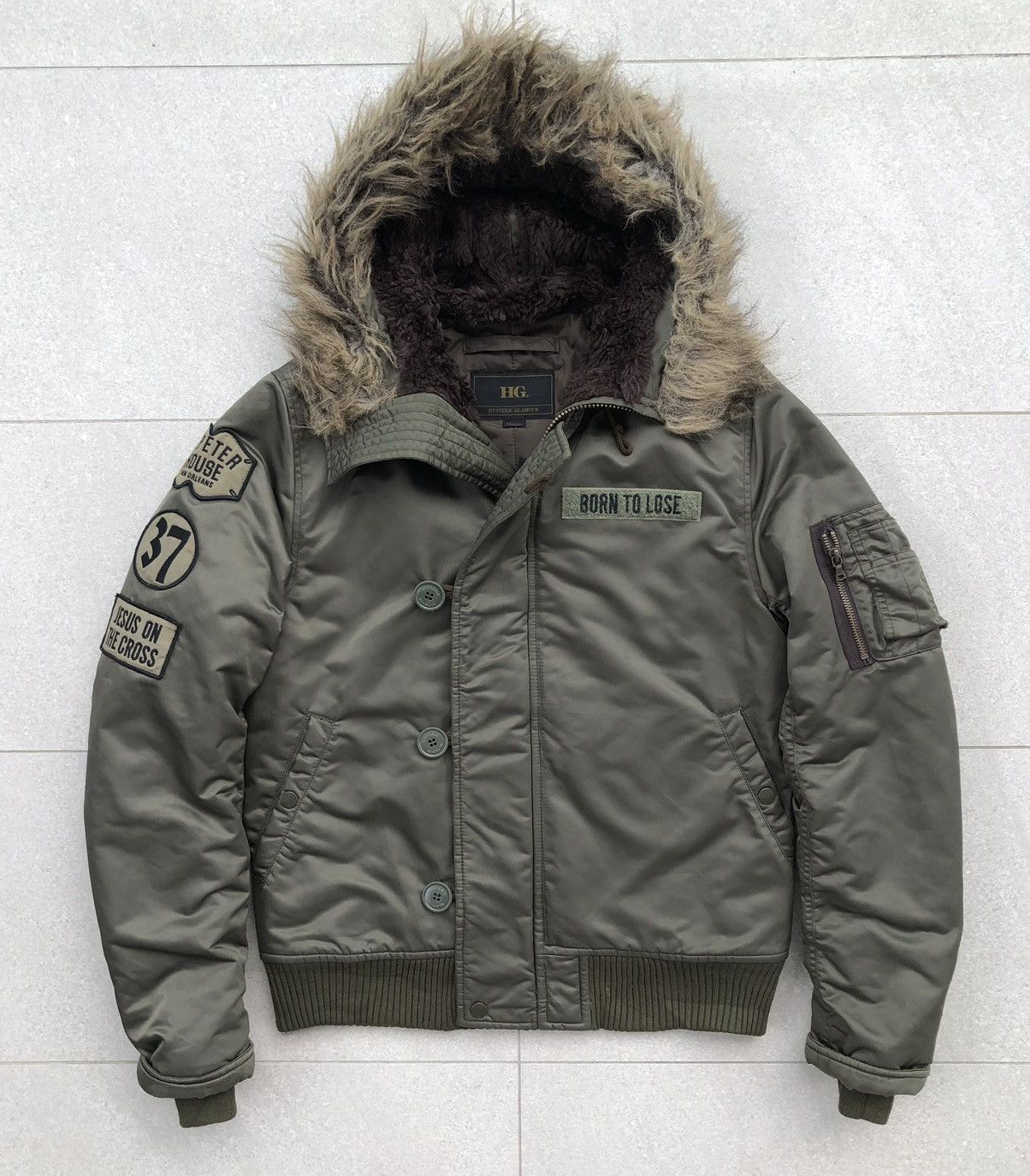 ジャケット・アウター HYSTERIC GLAMOUR N-2B flight jacket ☆HYSTERIC GLAMOUR☆N2B☆Flight Jacket☆Military☆
