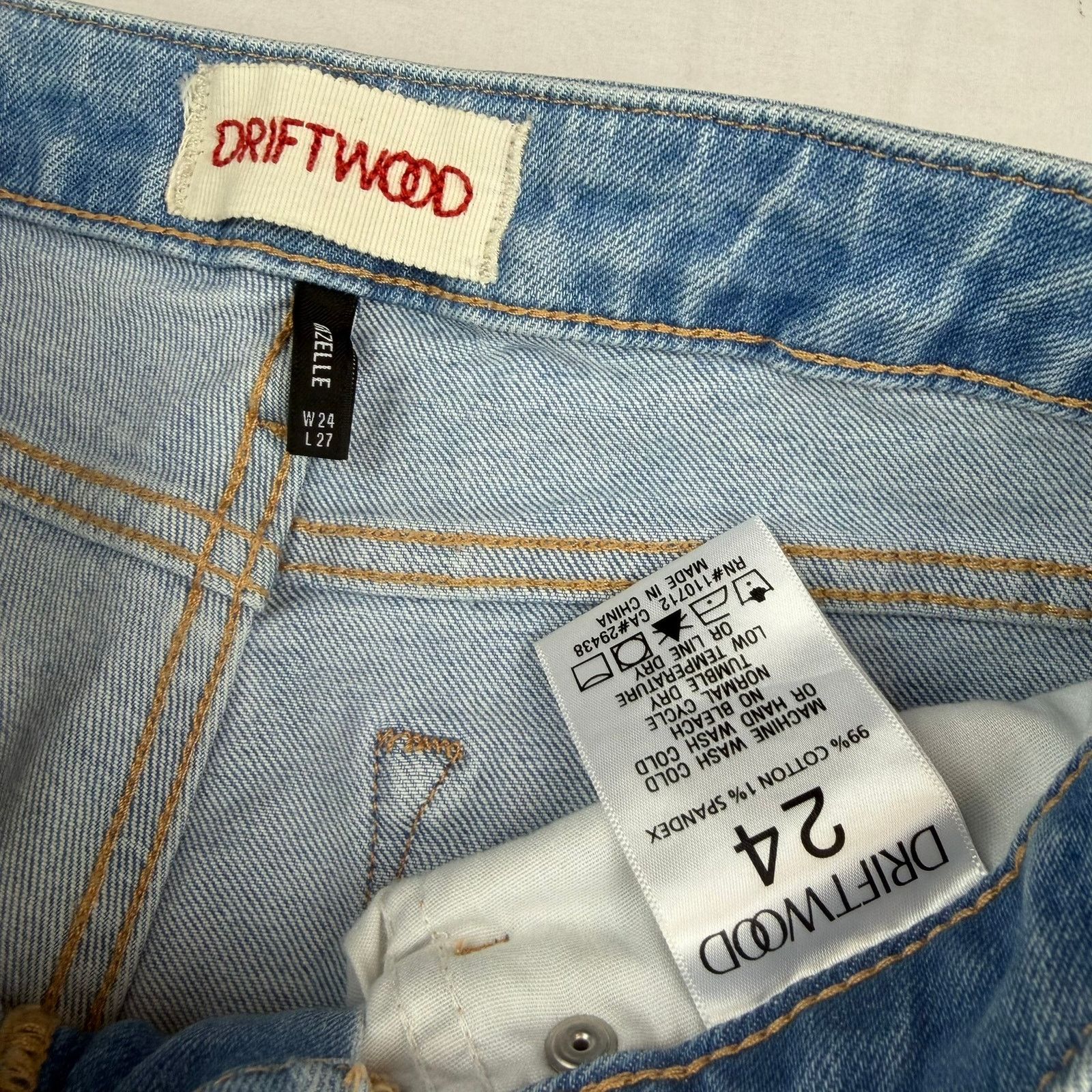 Other Driftwood Gizelle Skinny Jeans Size 24 Aztec Trim Size 24" / US 00 / IT 34 - 3 Thumbnail