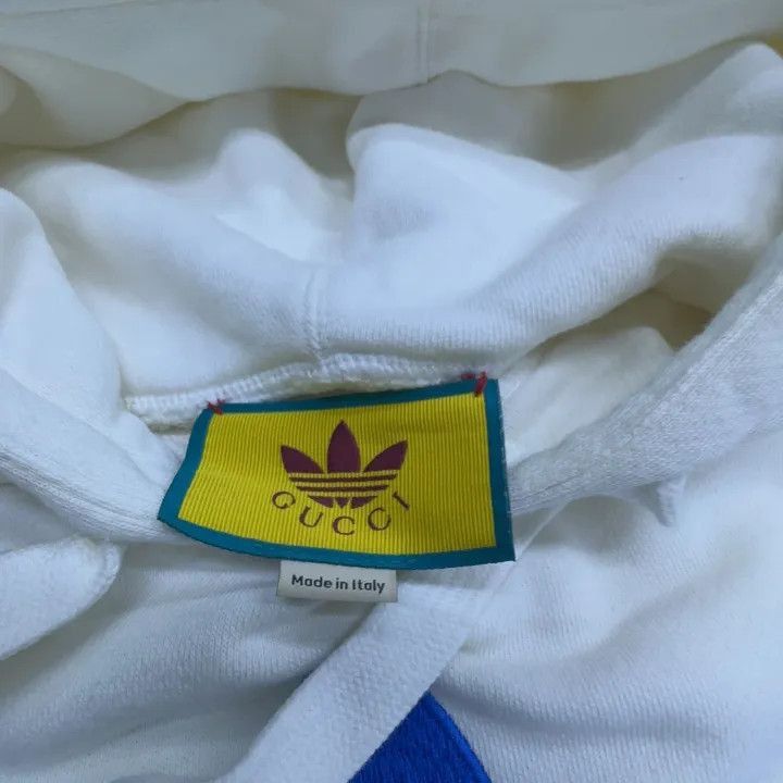 Gucci Gucci Gucci x Adidas White Logo Hoodie -2506 Size US M / EU 48-50 / 2 - 2 Thumbnail