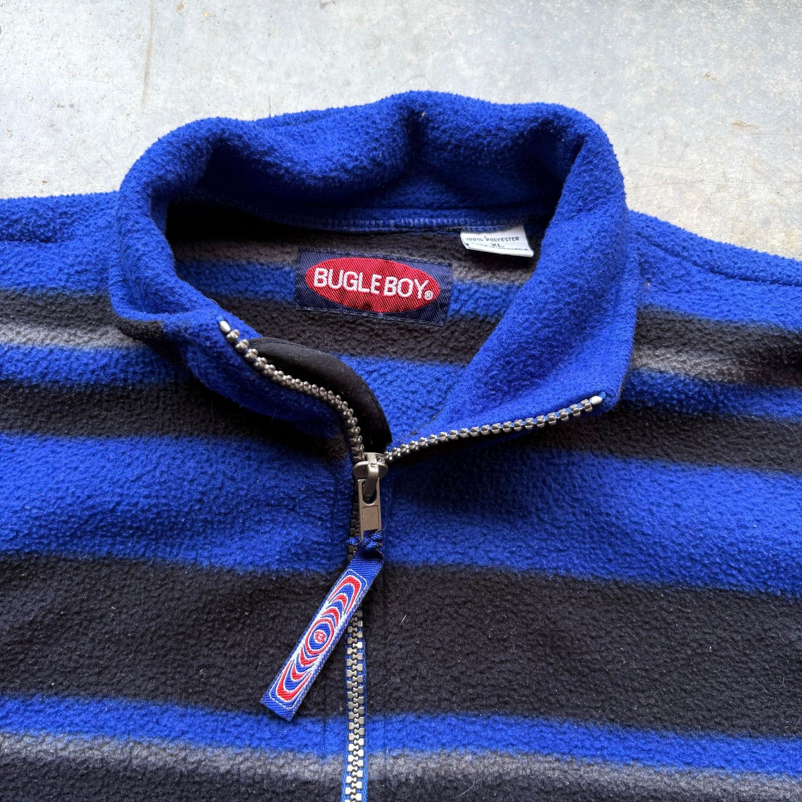 Bugle Boy Crazy Vintage 90s Bugle Boy Sherpa Fleece Size US XL / EU 56 / 4 - 3 Thumbnail