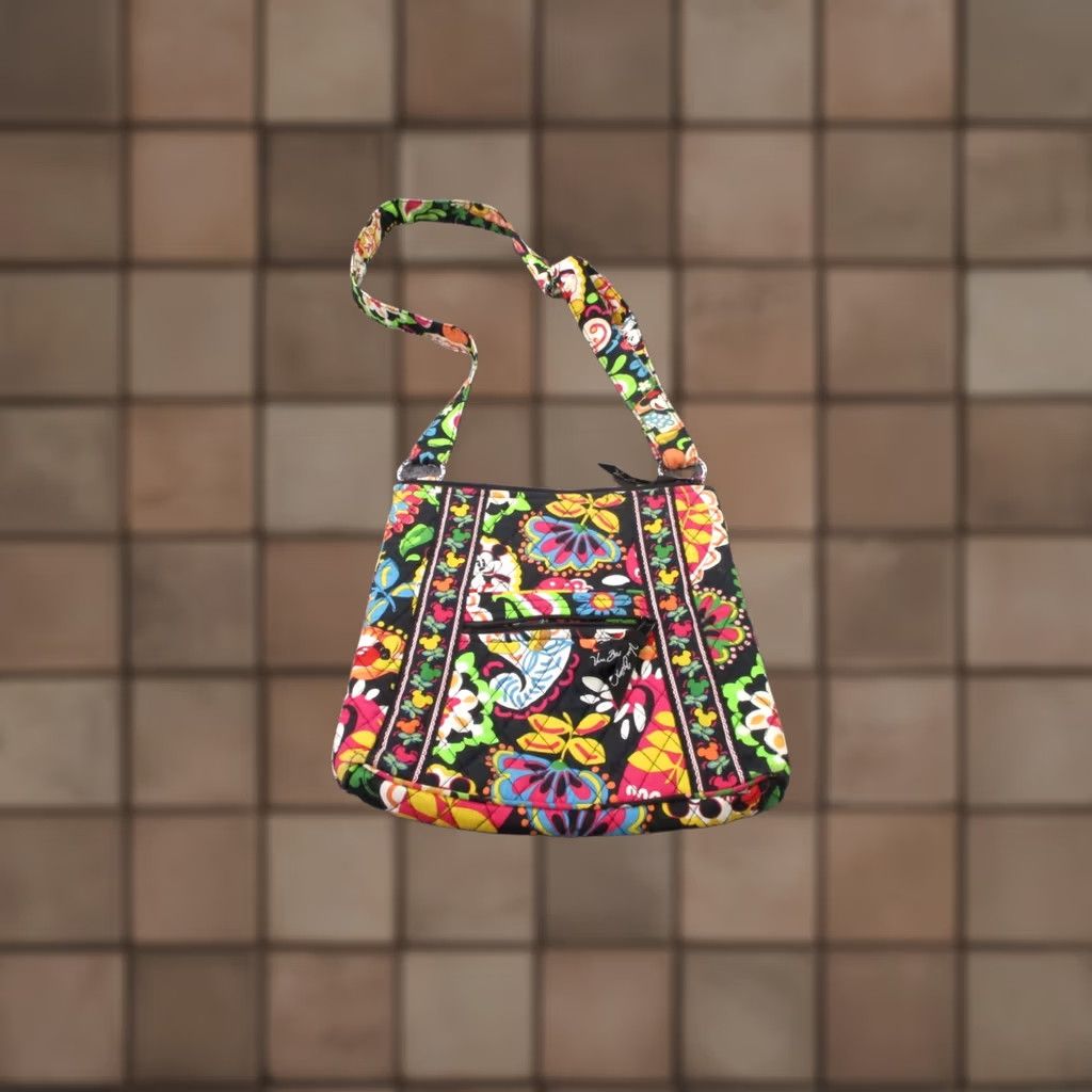 Vera Bradley Vera Bradley Women Bag Shoulder Multicolor Floral Mickey Minnie Disney Strap Casual Medium Womens Size ONE SIZE - 1 Thumbnail