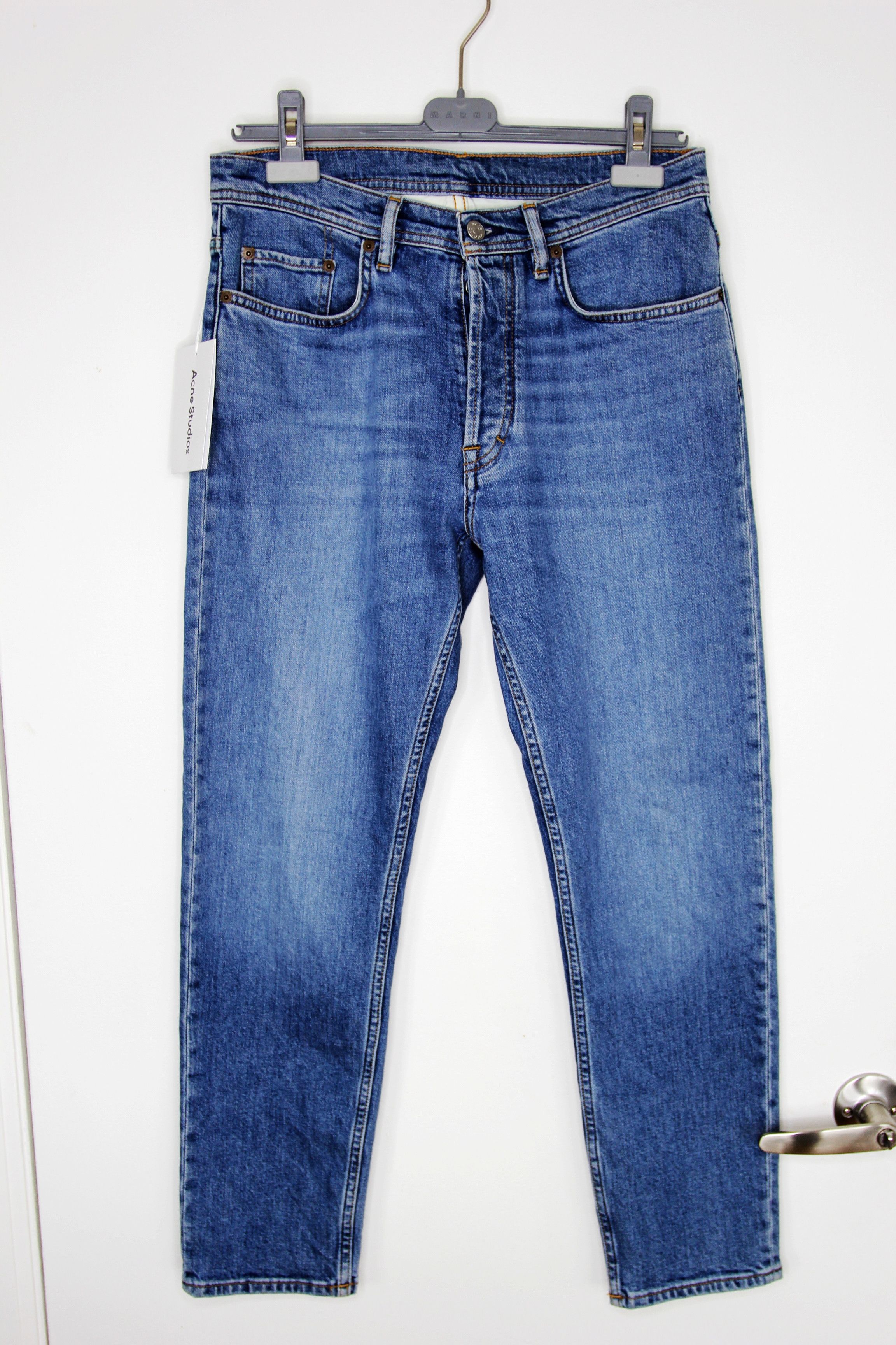 Acne Studios BNWT AW24 ACNE STUDIOS RIVER MID BLUE JEANS 28 Size US 28 / EU 44 - 2 Thumbnail
