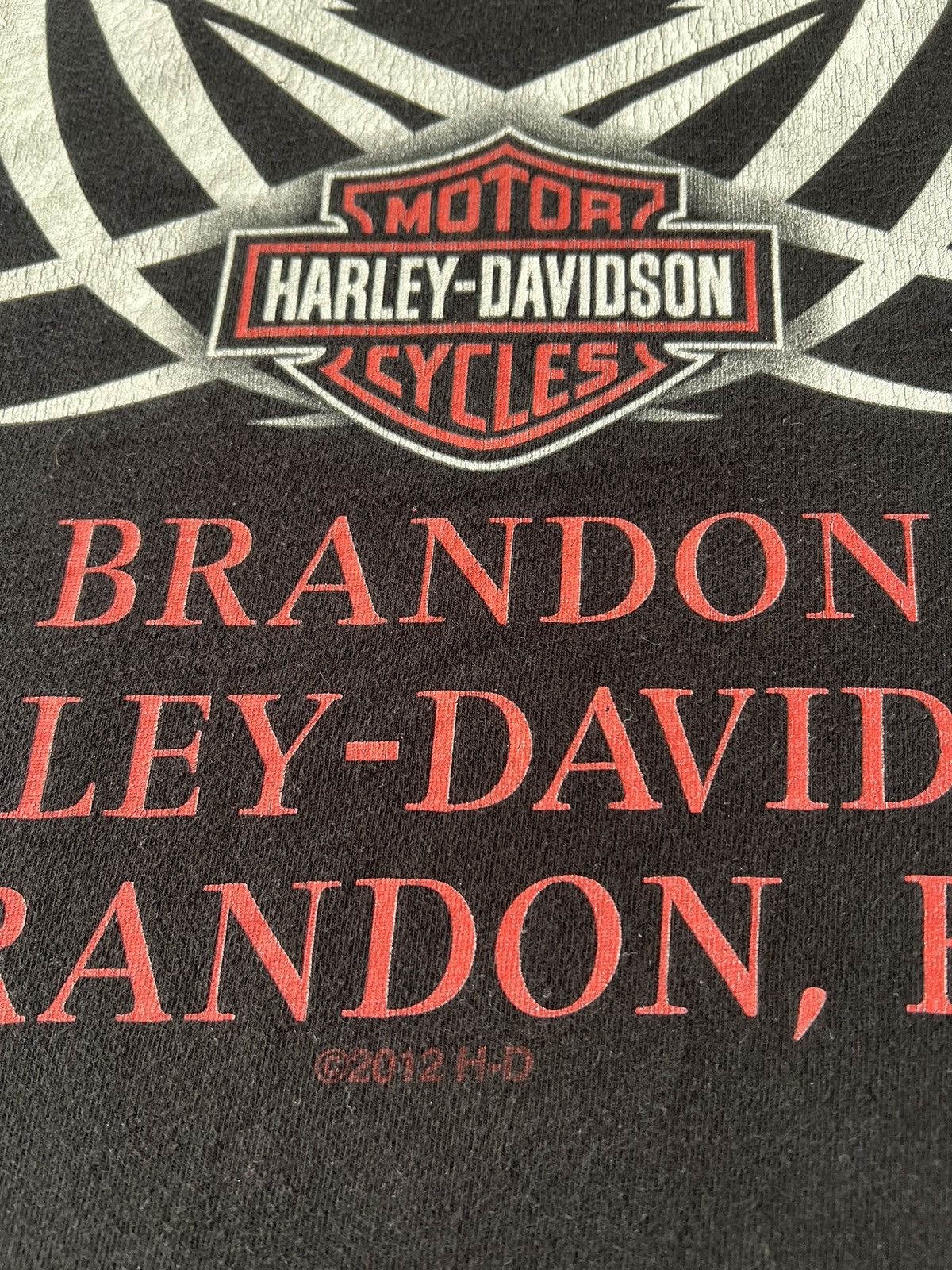 Harley Davidson Vintage 2012 Harley Davidson Sexy Girl Ride with Pride Tee Size US XXL / EU 58 / 5 - 20 Thumbnail