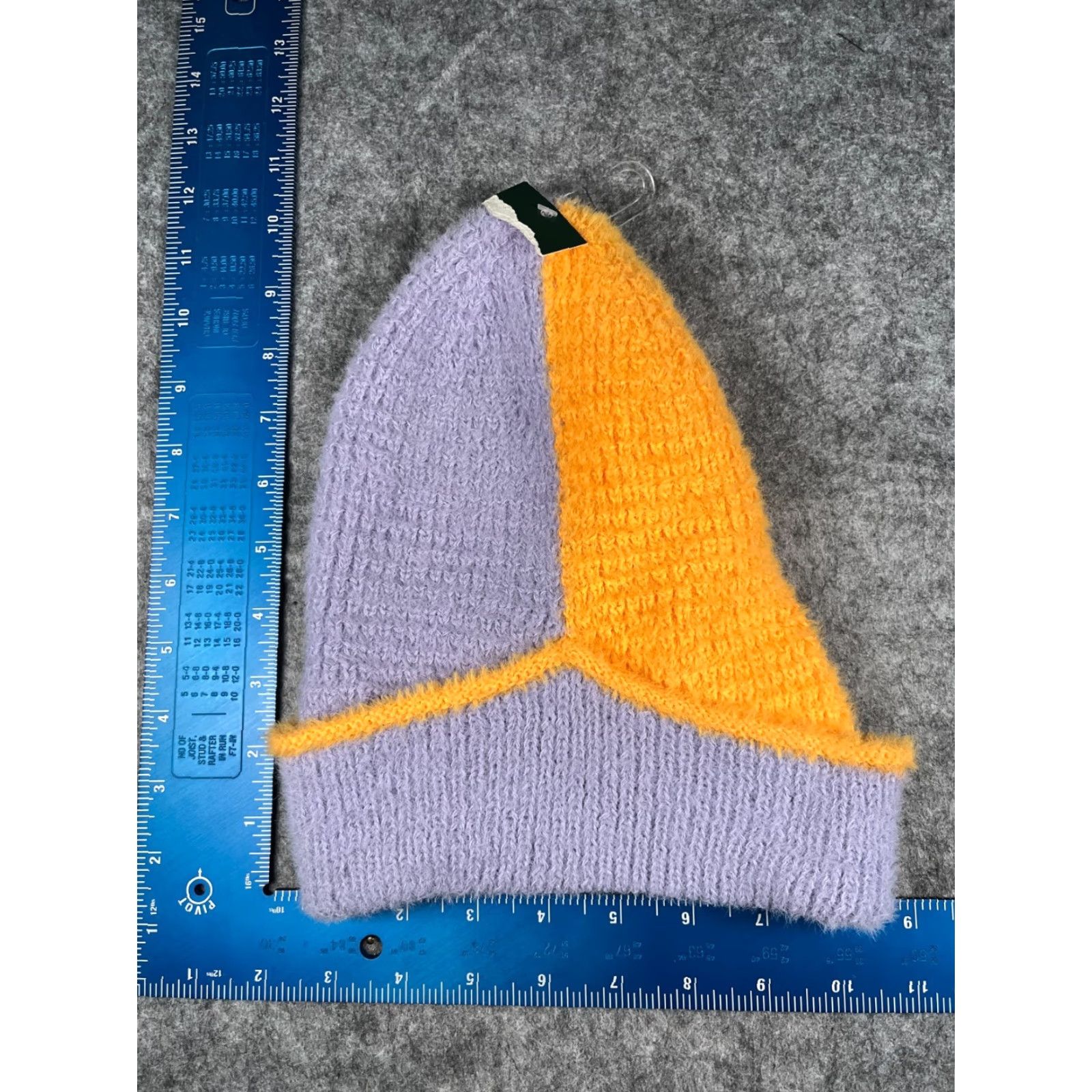 Vintage Wild Fable Beanie Women One Size Purple Orange Knit Nylon Polyester Blend NEW Size ONE SIZE - 4 Thumbnail