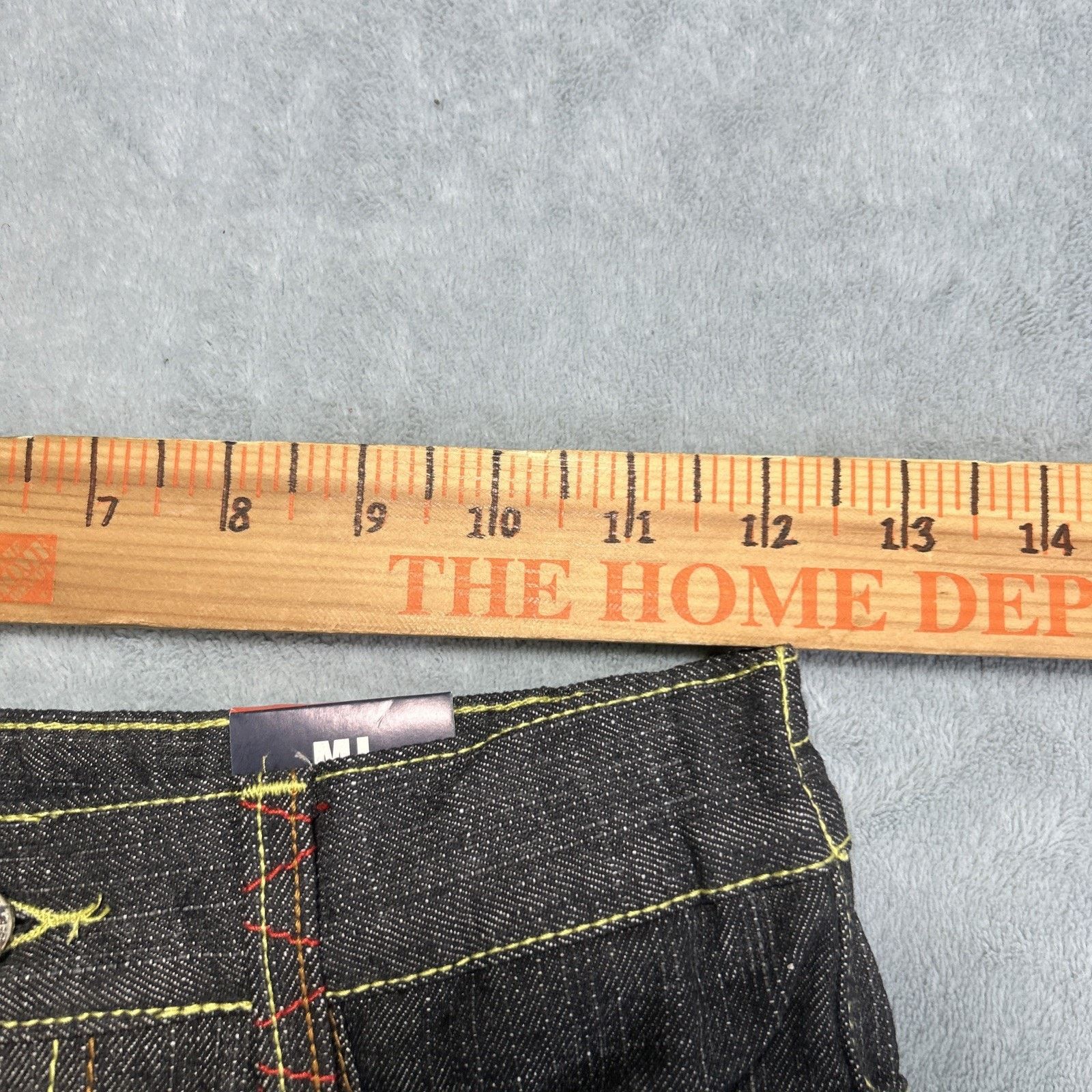 JNCO Beyond Baggy Embroidered Jeans Youth Medium 25x18 Loose Wide Size US 26 / EU 42 - 14 Thumbnail
