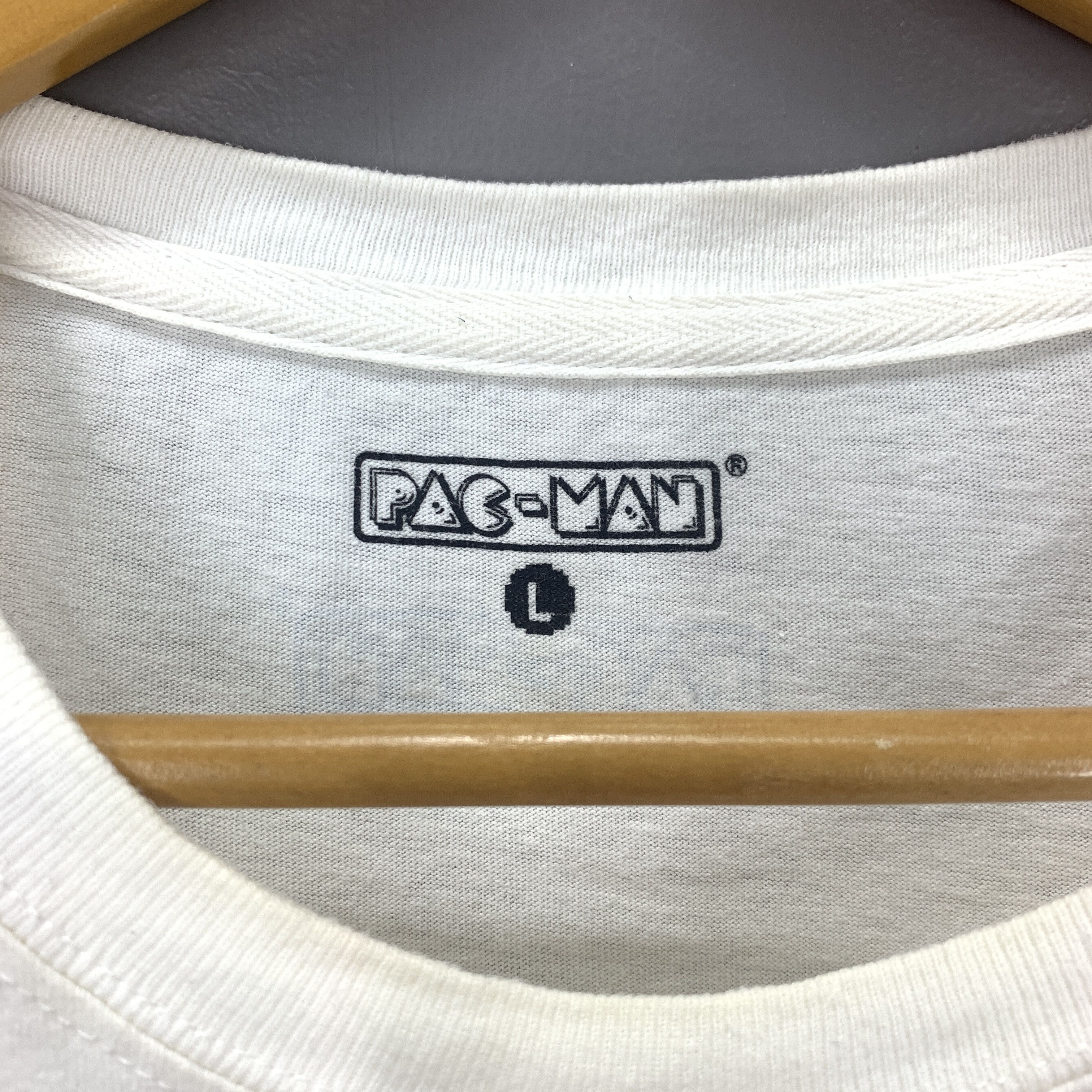 Japanese Brand PAC MAN by BANDAI Crew Neck T Shirt #1824/08 Size US M / EU 48-50 / 2 - 4 Thumbnail