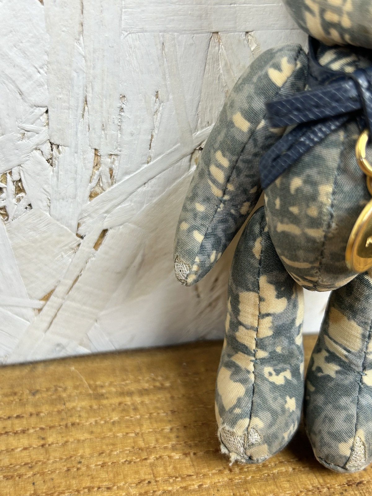 Prada Prada Camouflage Print Damaged Fabric Bear Charm Keychain Size ONE SIZE - 4 Thumbnail