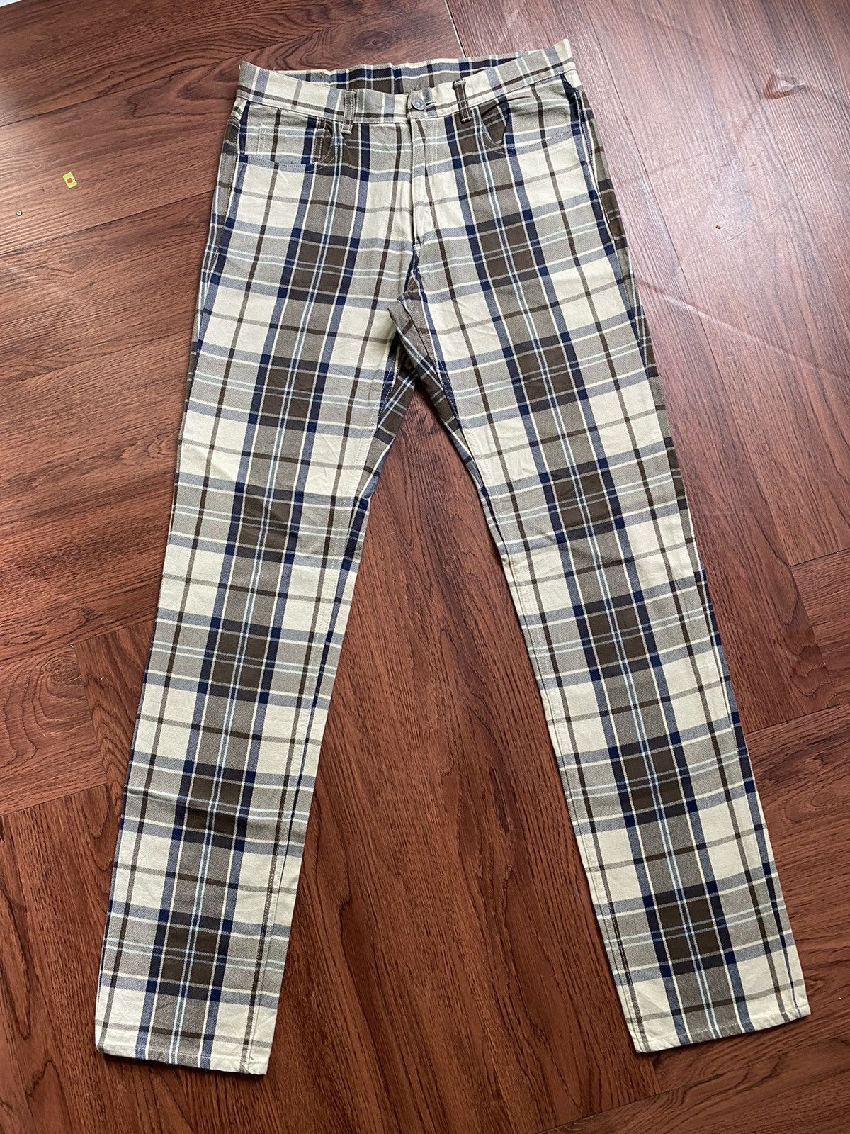If Six Was Nine World Wide Love Checkers Pants Size US 32 / EU 48 - 1 Thumbnail