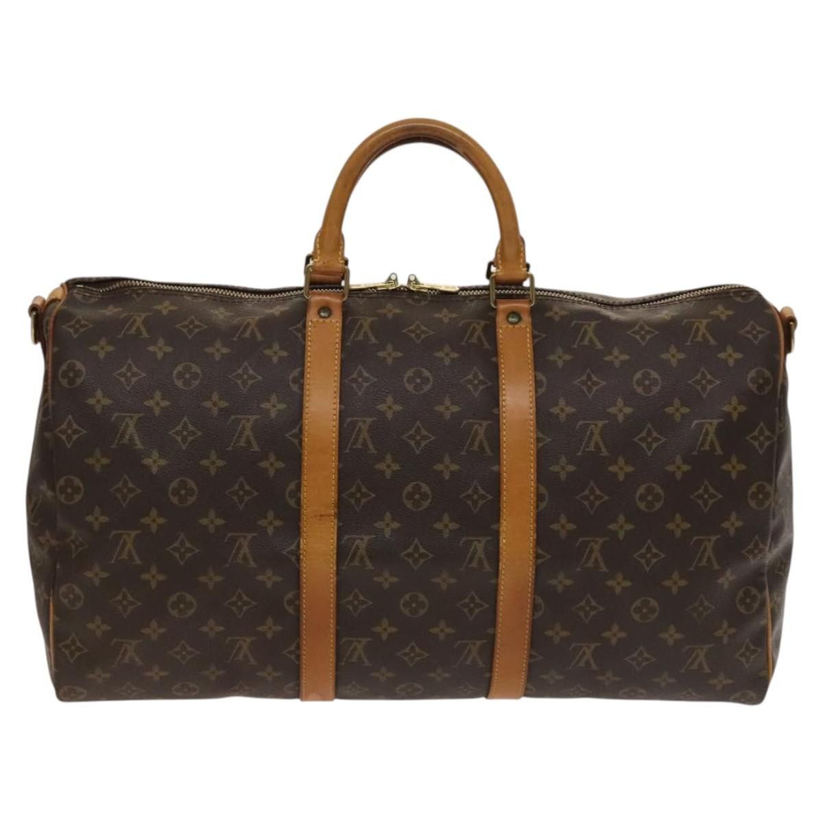 Louis Vuitton LOUIS VUITTON Monogram Keepall Bandouliere 50 Boston Bag Size ONE SIZE - 2 Thumbnail