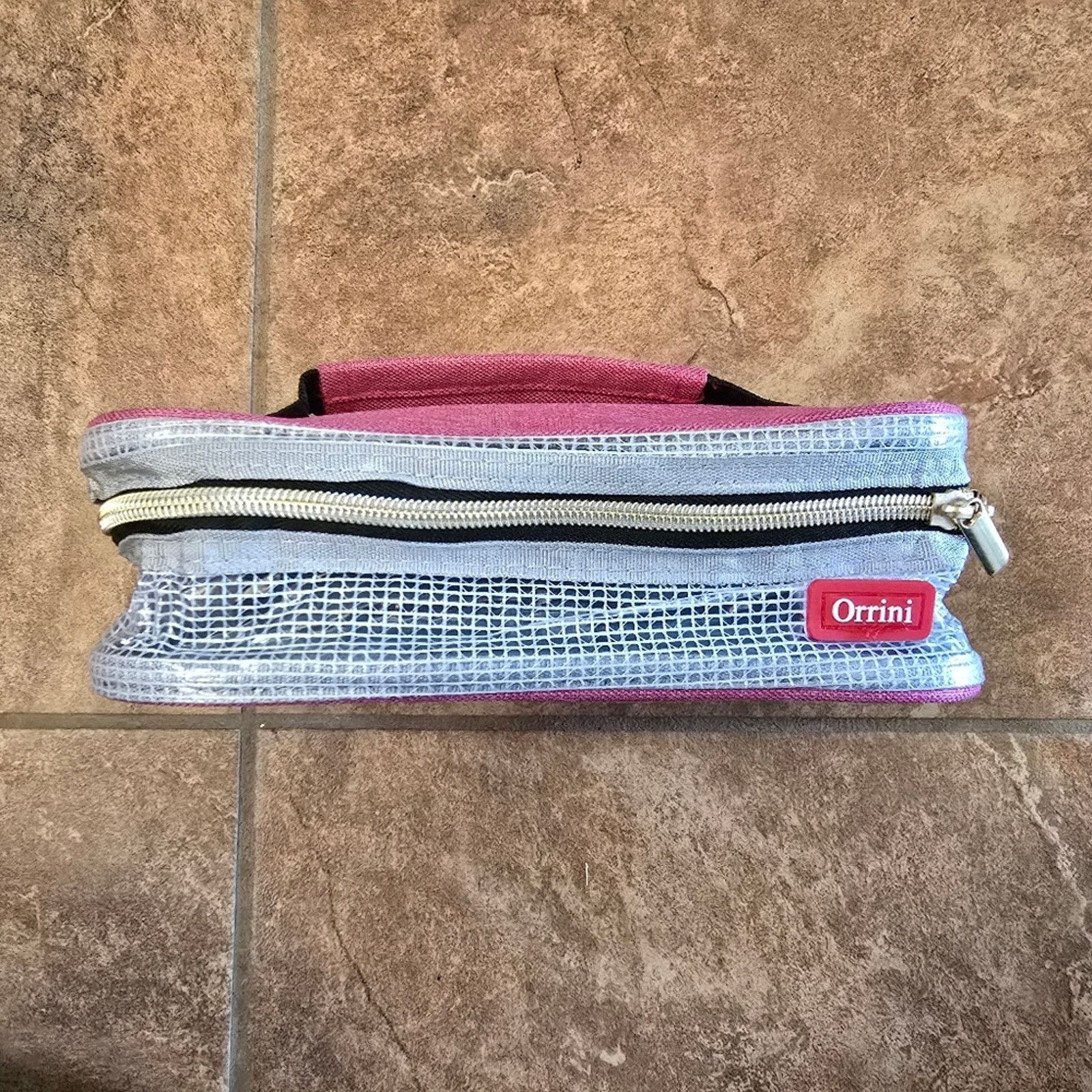 Other Pink Grey Orrini Cosmetic Bag Size ONE SIZE - 2 Thumbnail