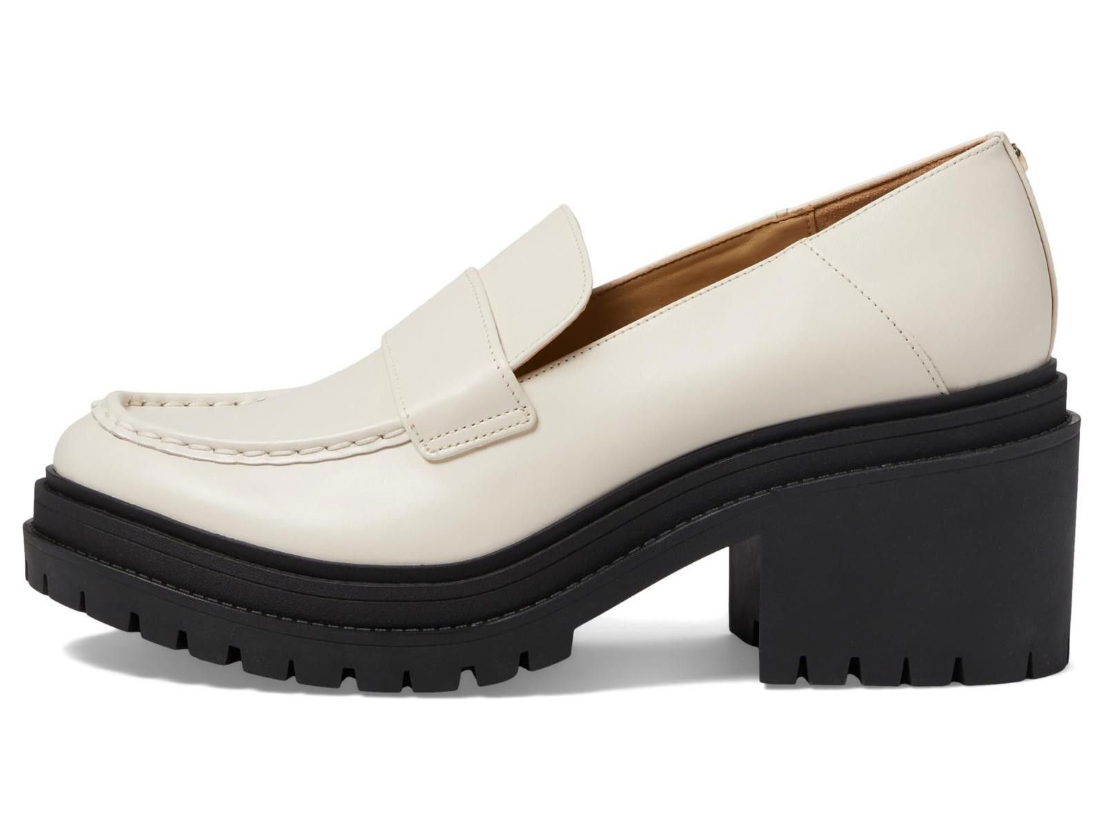 Michael Kors Michael Kors Rocco Heeled Loafer Light Cream 9.5 M-3" NEW Size US 9.5 / IT 39.5 - 3 Thumbnail