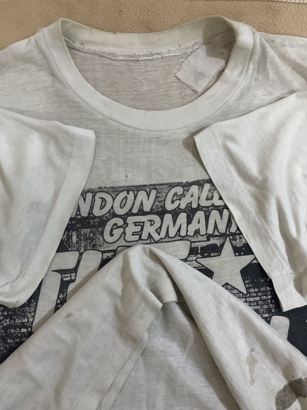 Band Tees 80s The Clash Size US L / EU 52-54 / 3 - 3 Thumbnail