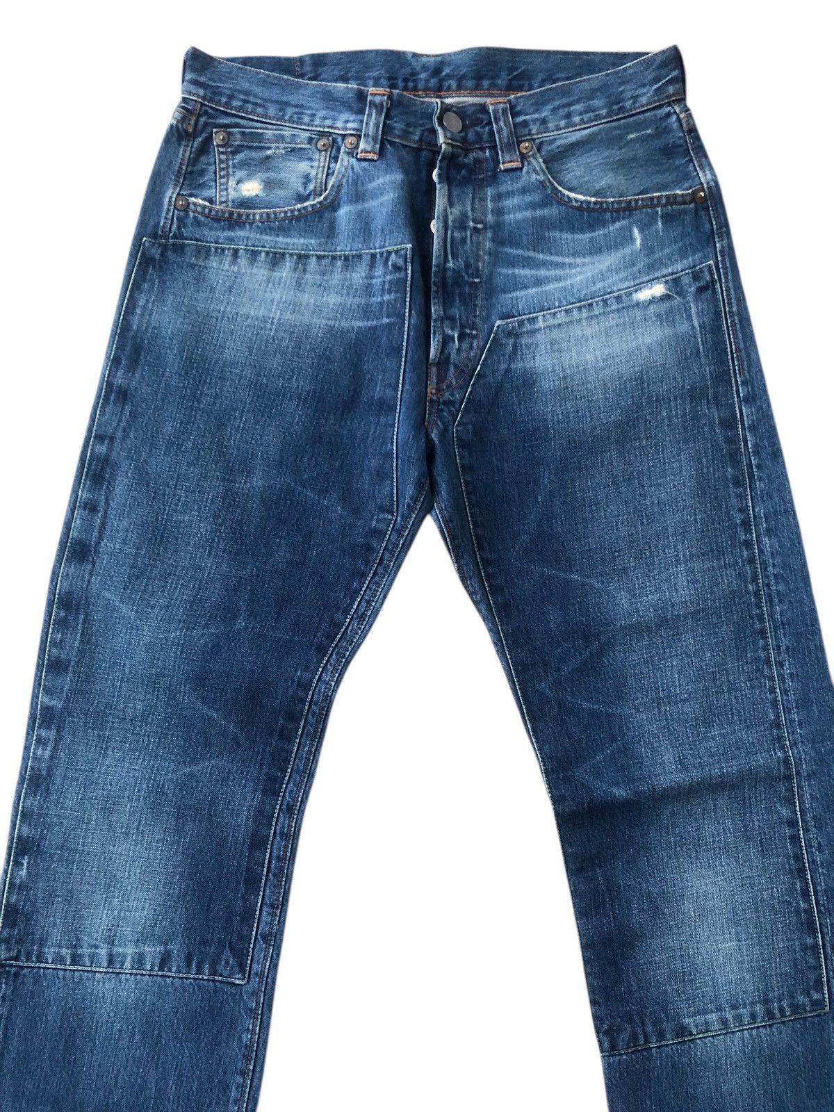 Levi's Vintage Clothing 💯LEVI'S VINTAGE CLOTHING LVC 501XX 1947 Selvedge Big E Jeans Size US 33 - 3 Thumbnail