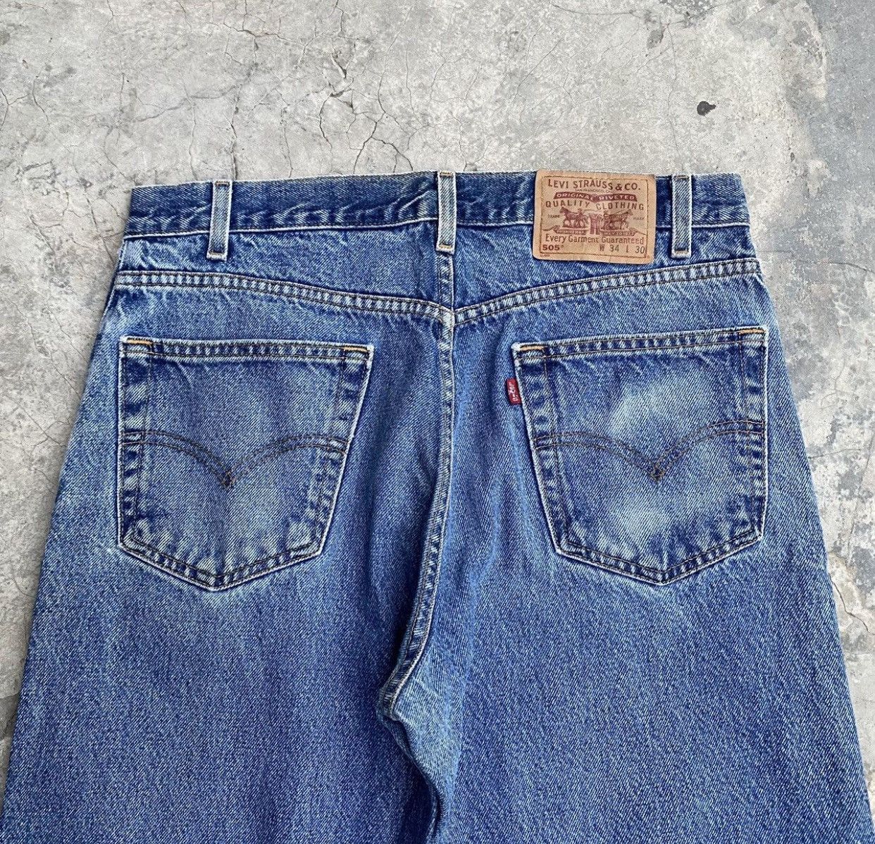 Levi's Vintage Distressed Levis Lot 505 Jeans Size US 34 / EU 50 - 4 Thumbnail