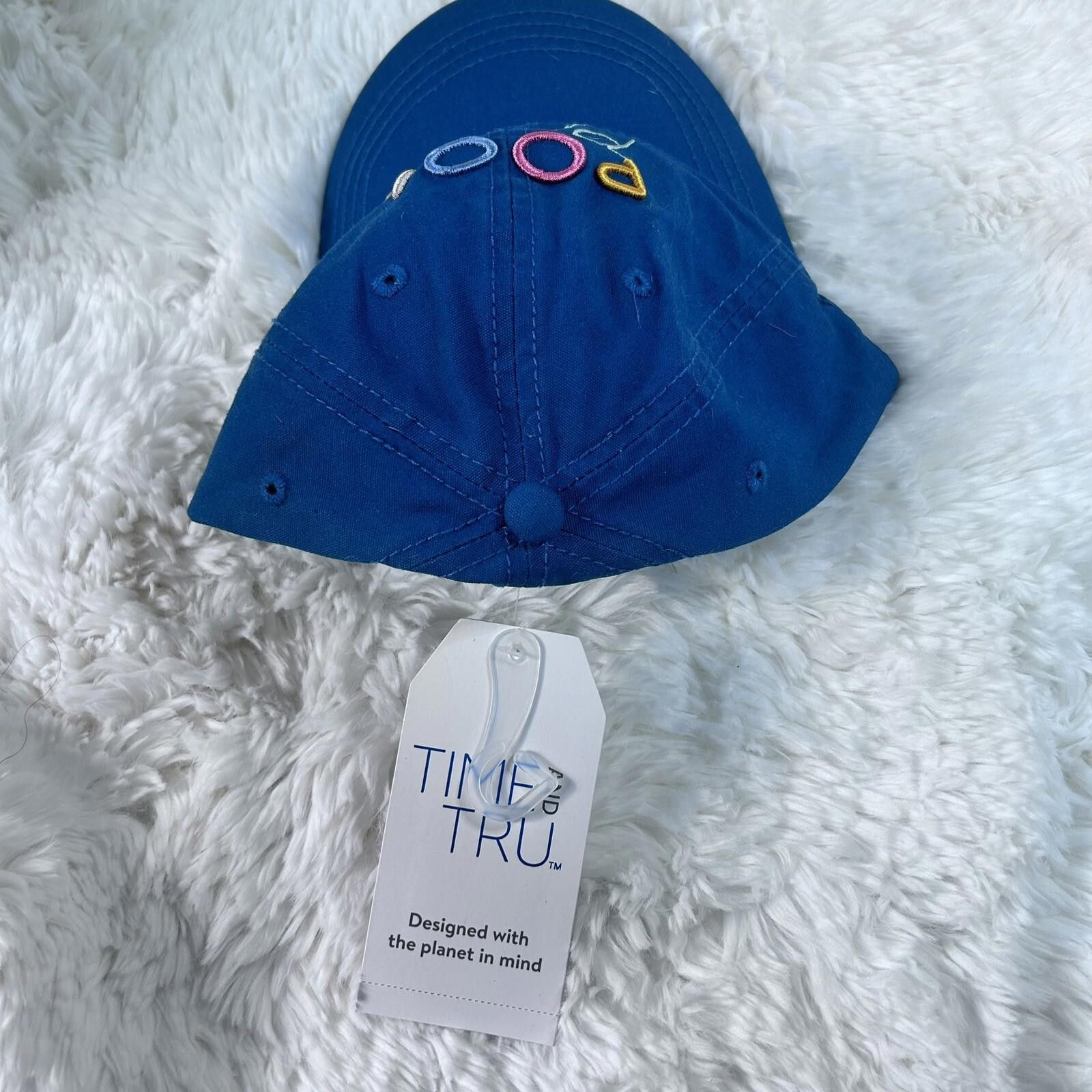 Designer Baseball Summer Hat Cap Pool Please Embroid Blue Pickleball Size ONE SIZE - 5 Thumbnail