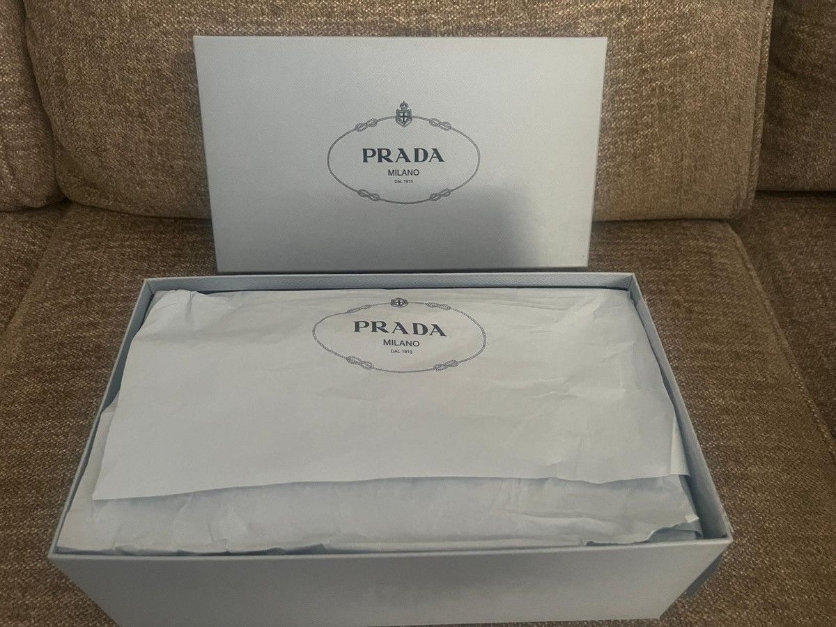 Prada Black Prada leather square toe slingback ballerina shoes Size US 8 / IT 38 - 8 Thumbnail