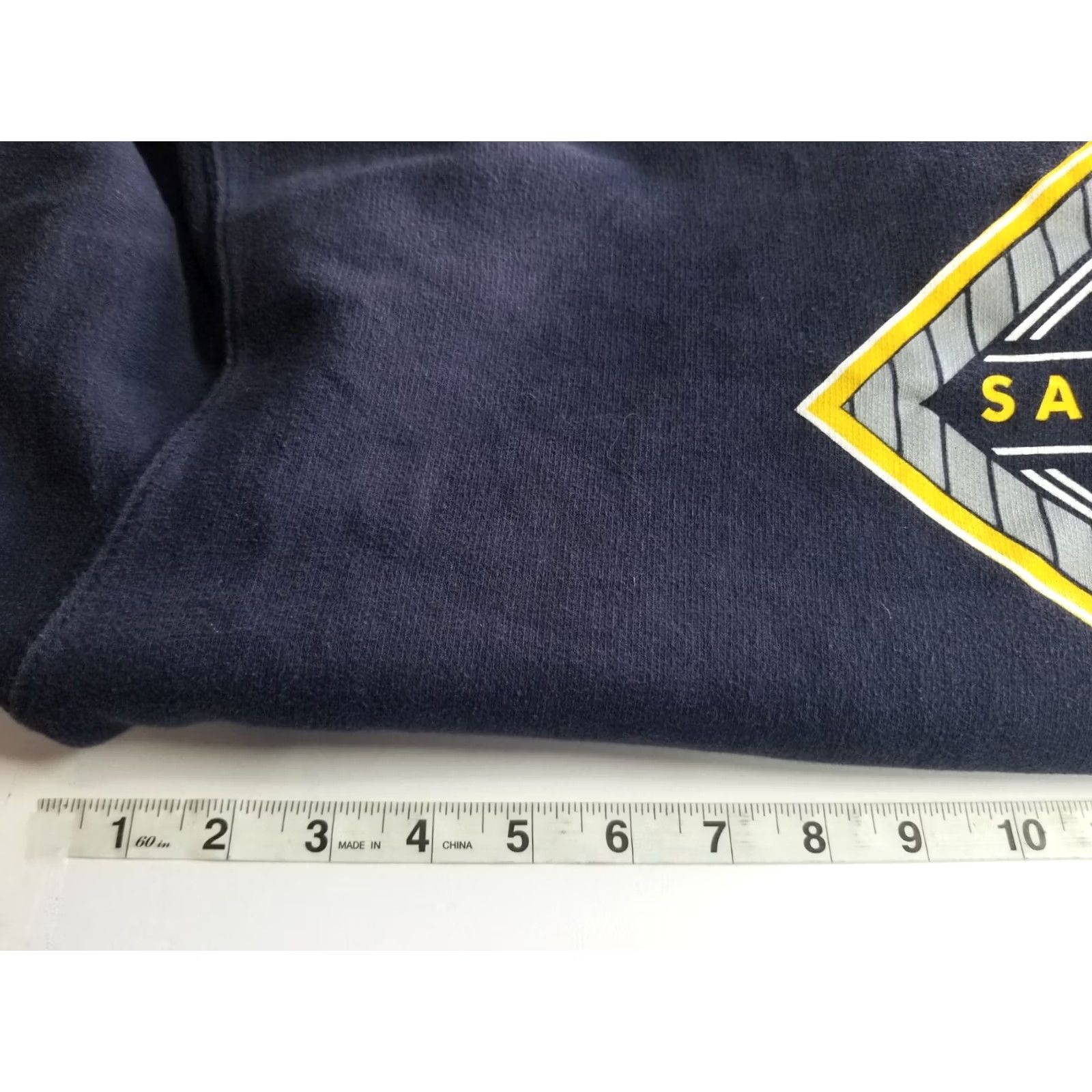 Quiksilver Quicksilver Hoodie Mens XL Blue Pullover Hoodie Sweatshirt with Logo, Long Sleeve, Cotton Blend, Outdoor, Pockets, Regular Fit, Brand Quiksilver Size US XL / EU 56 / 4 - 3 Thumbnail