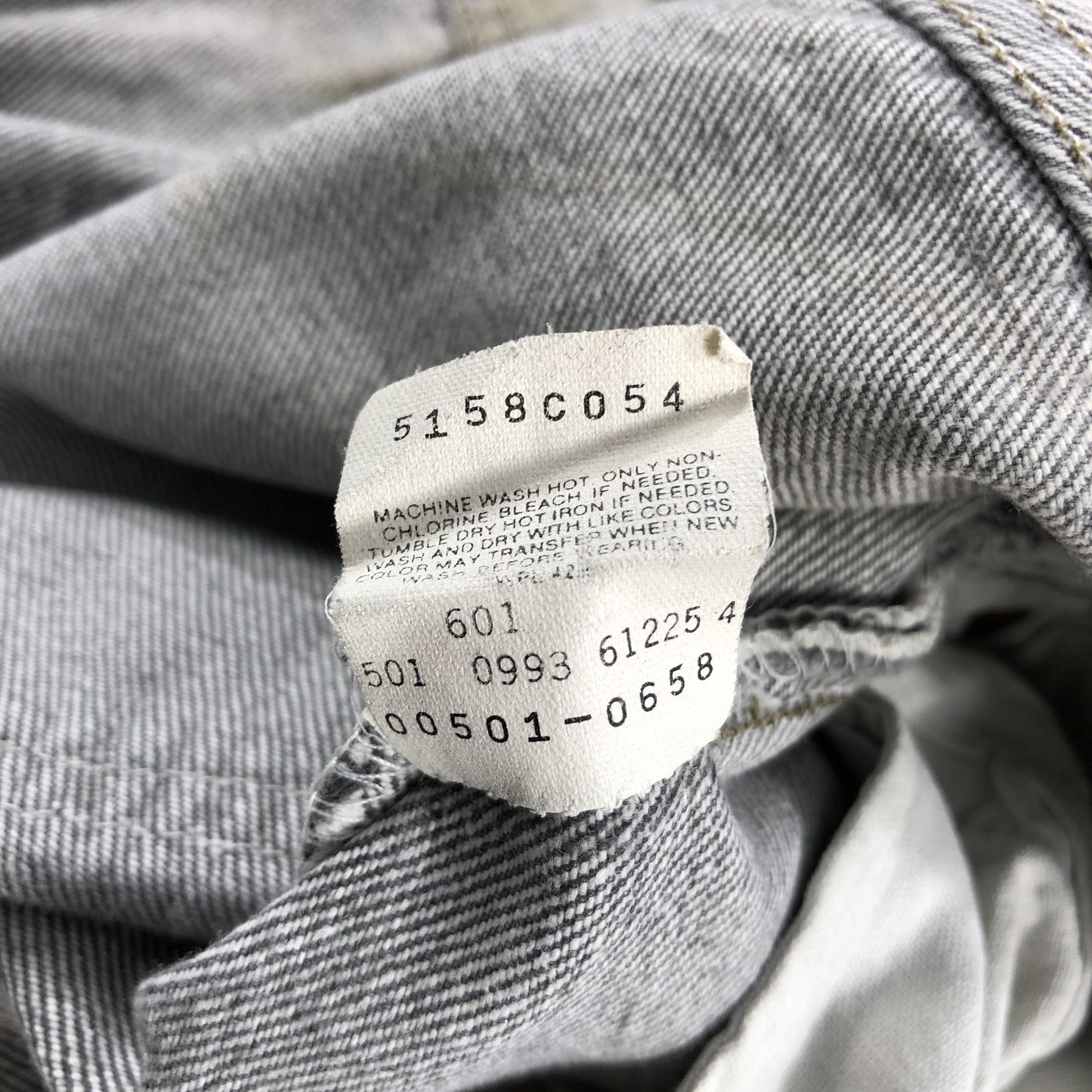 Levi's × Vintage Vintage 90s Faded Black Levis 501 Jeans-JM2382 Size US 38 / EU 54 - 15 Thumbnail