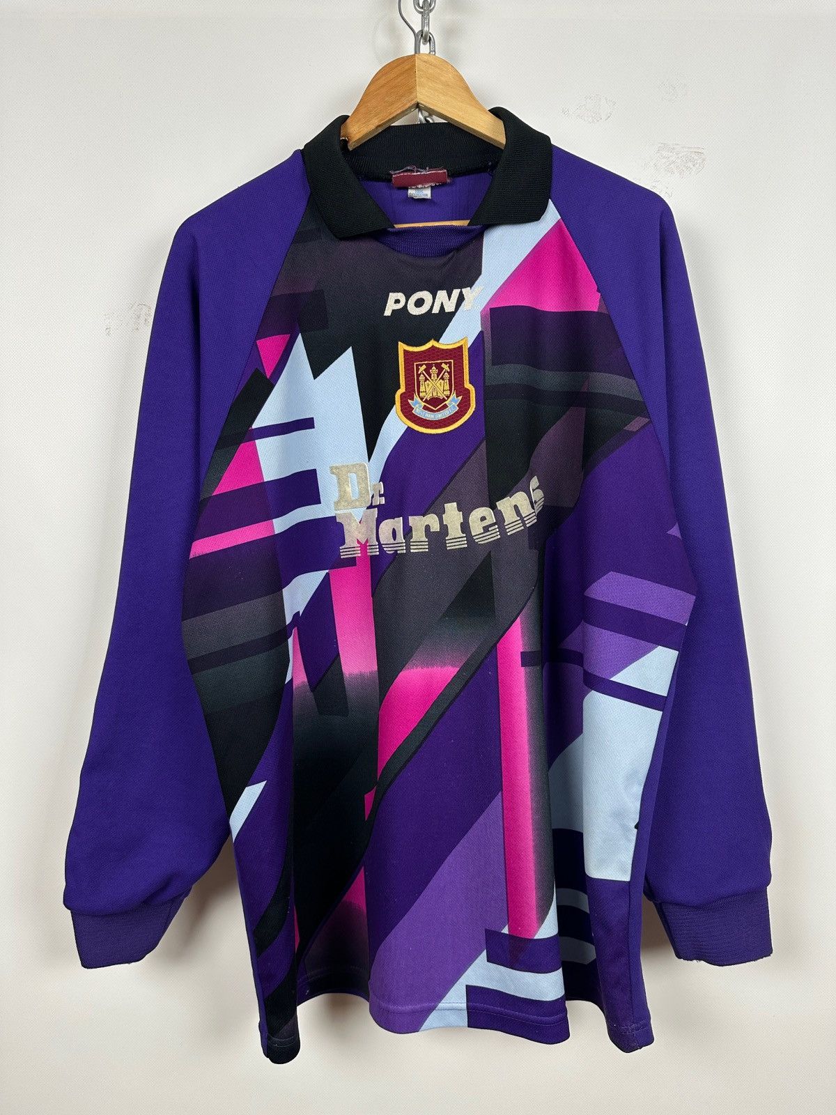PONY 1997/99 Pony West Ham United Vintage Goalkeeper Rare Jersey Size US L / EU 52-54 / 3 - 1 Thumbnail